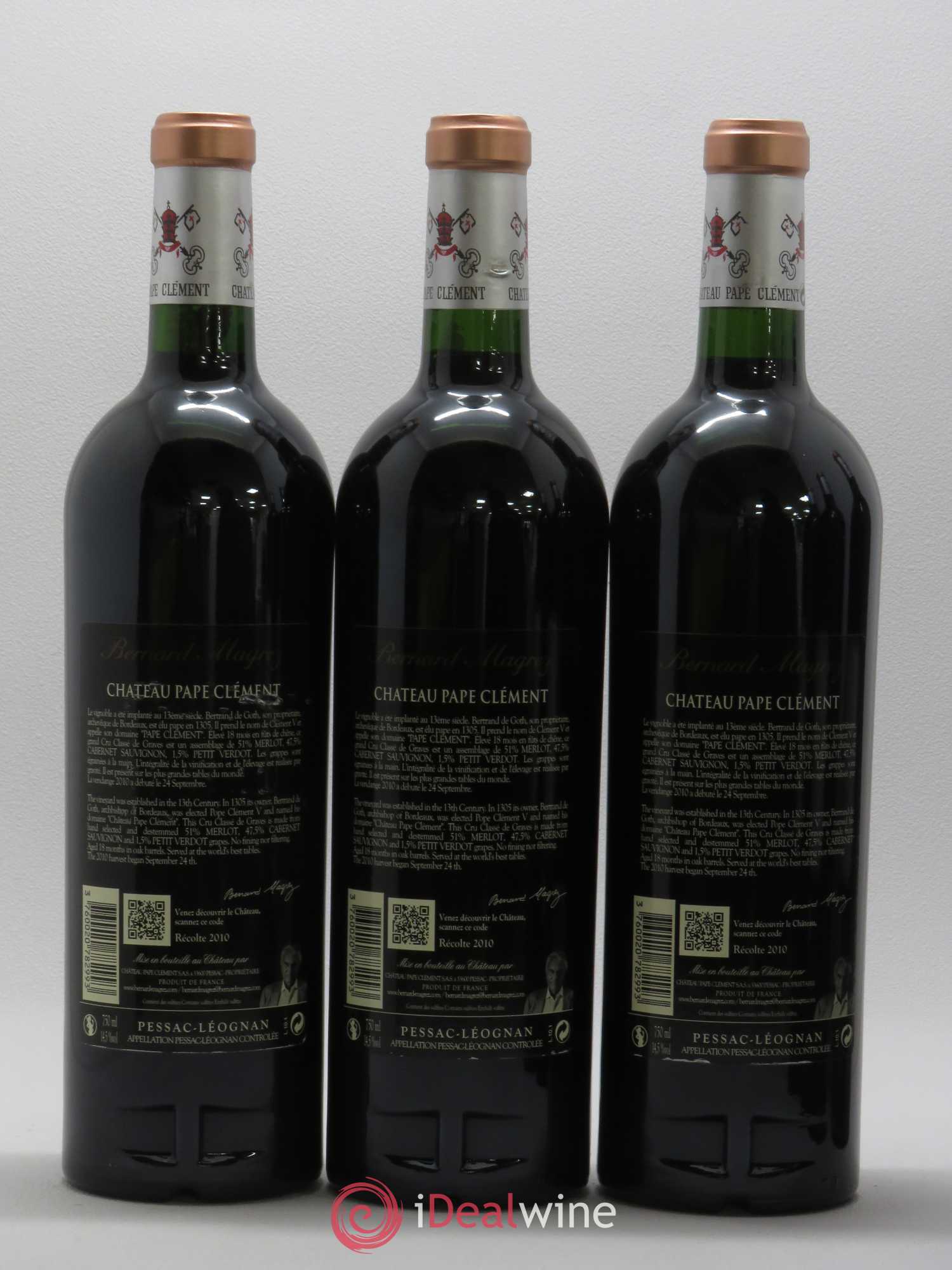 Château Pape Clément Cru Classé de Graves 2010 - Lot de 6 bouteilles - 2