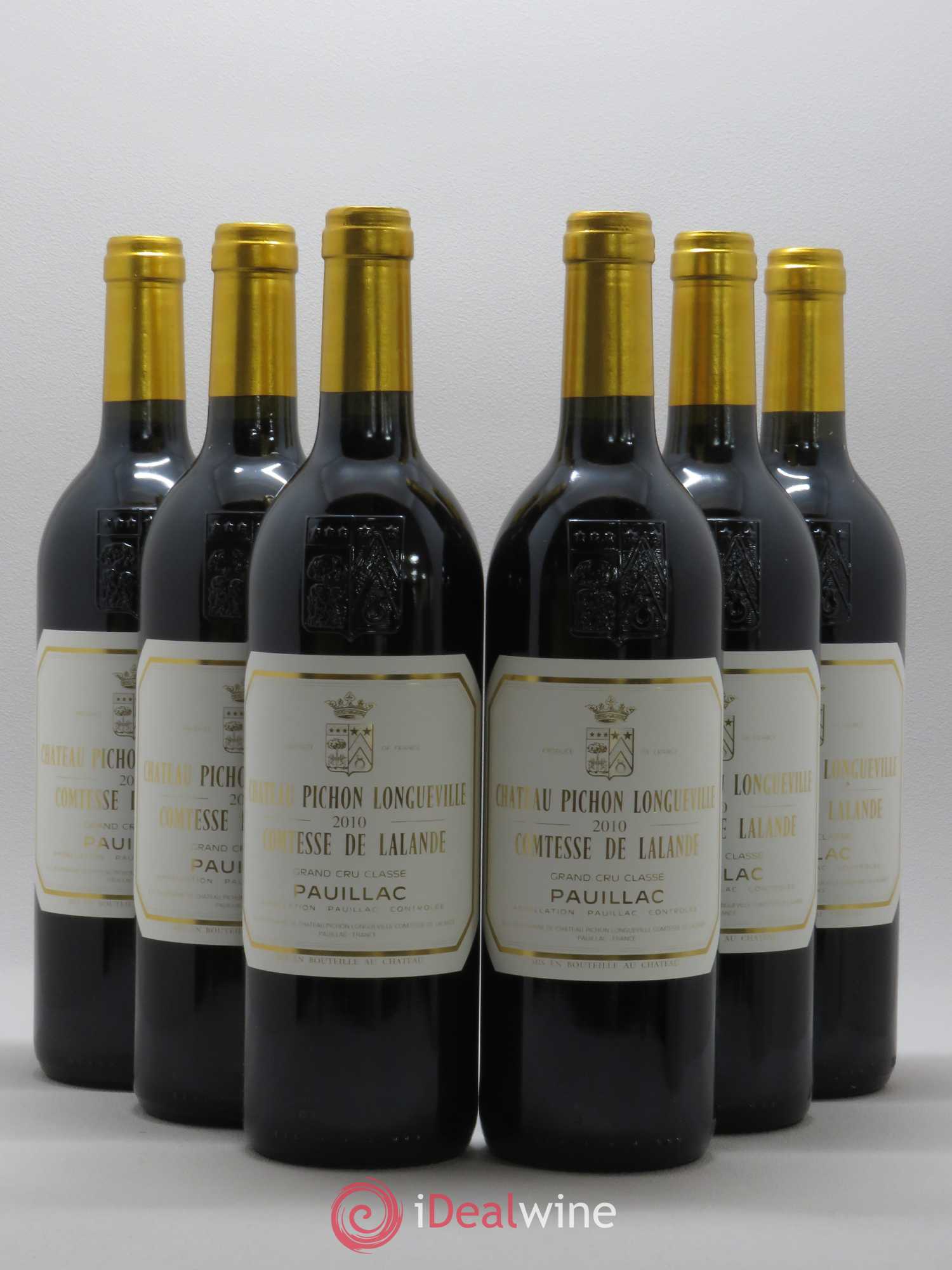 Château Pichon Longueville Comtesse de Lalande 2ème Grand Cru Classé 2010 - Lot de 6 bouteilles - 0