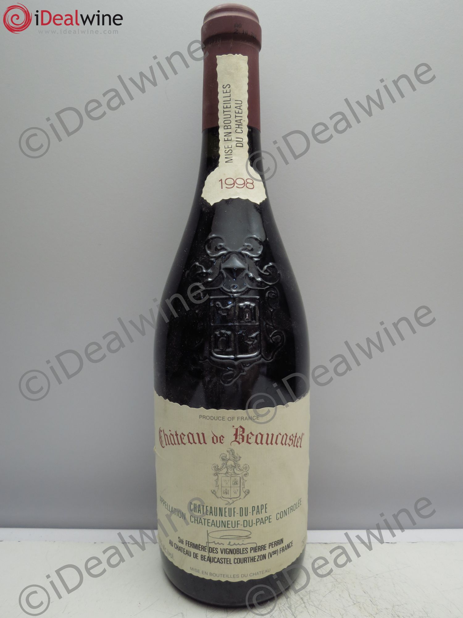 Châteauneuf-du-Pape Château de Beaucastel Famille Perrin 1998 - Lot de 1 bouteille - 0