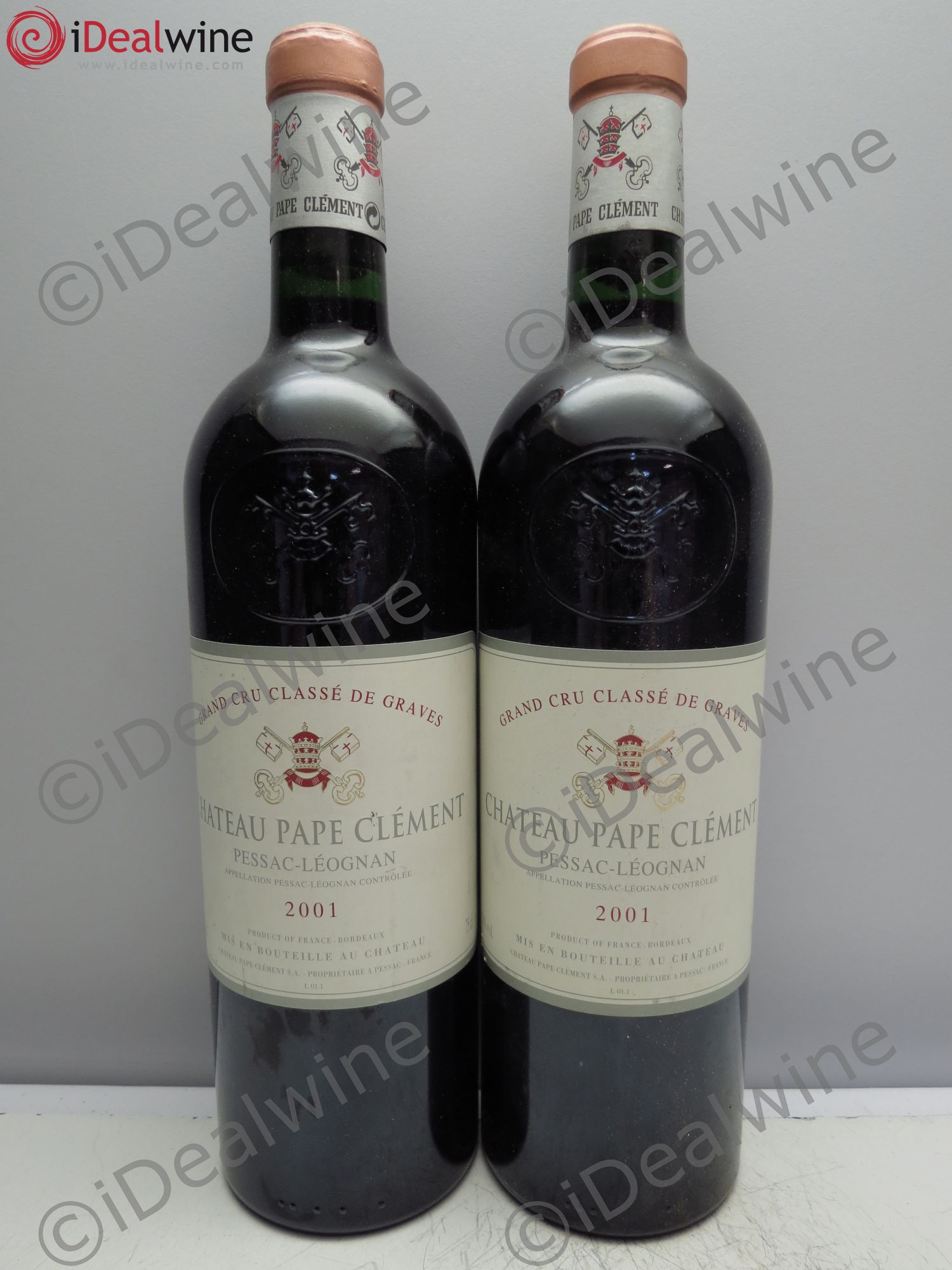 Château Pape Clément Cru Classé de Graves 2001 - Lot de 2 bouteilles - 0