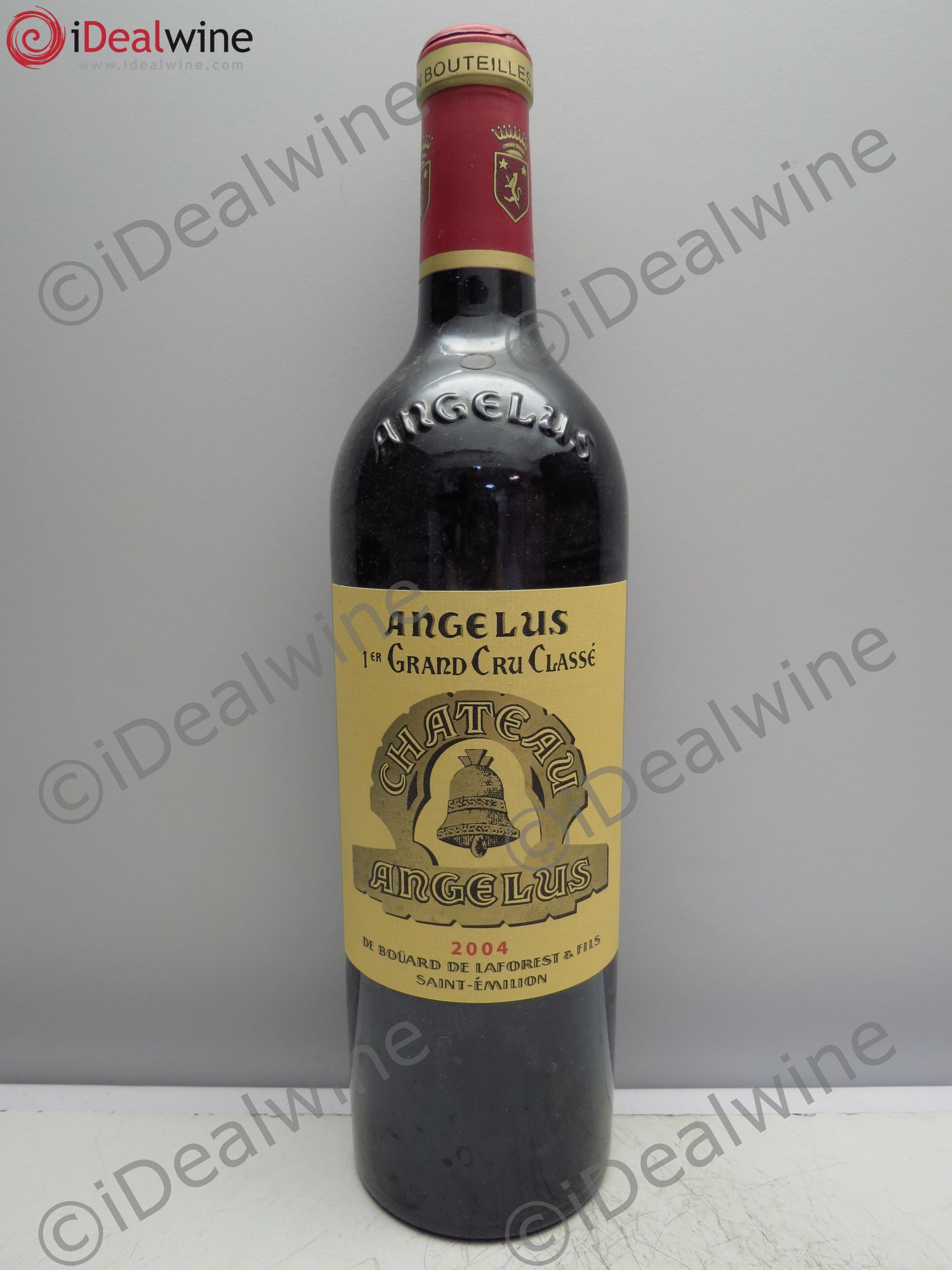 Château Angélus 1er Grand Cru Classé A 2004 - Lot de 1 bouteille - 0