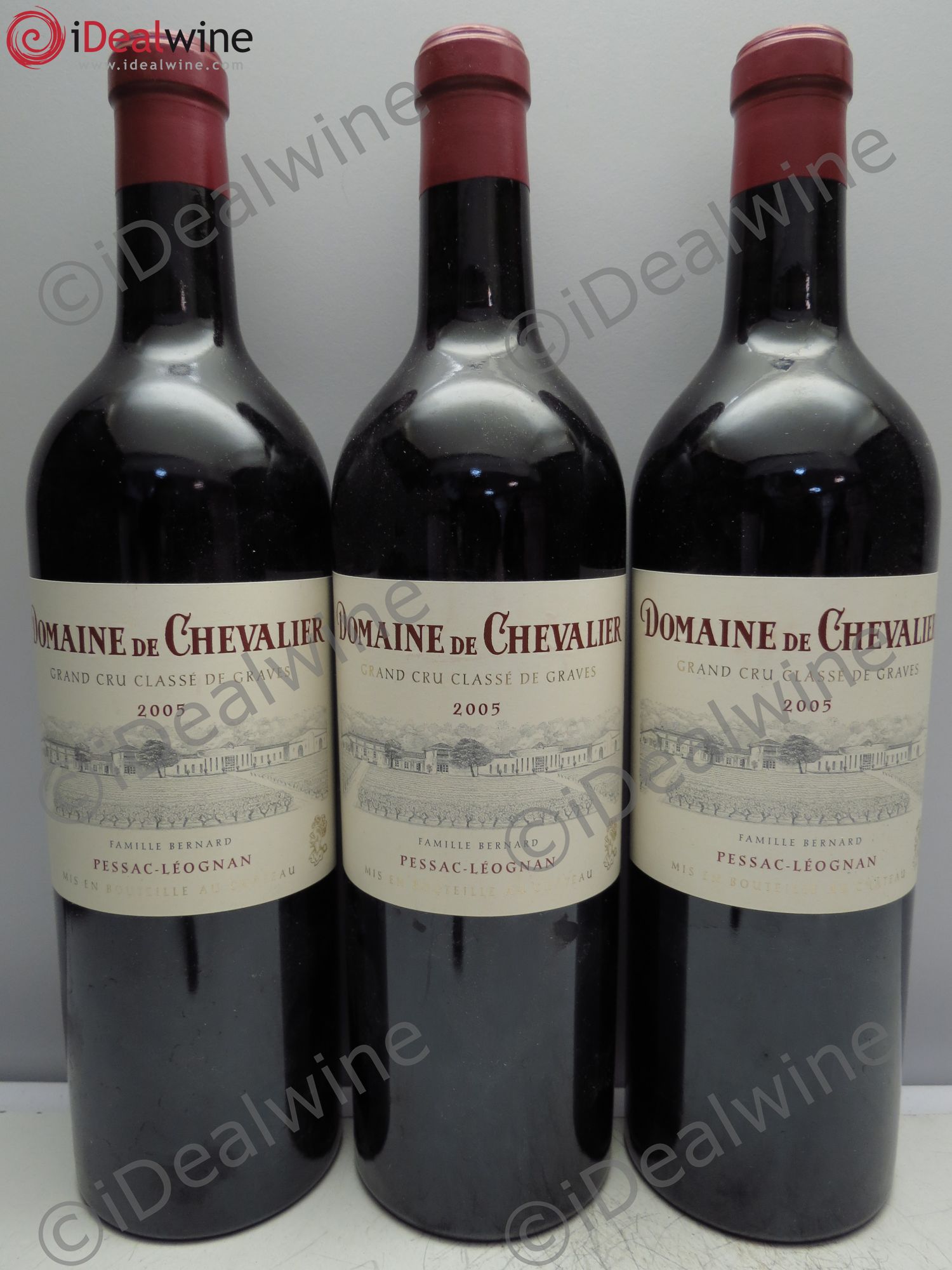Domaine de Chevalier Cru Classé de Graves 2005 - Lot de 3 bouteilles - 0