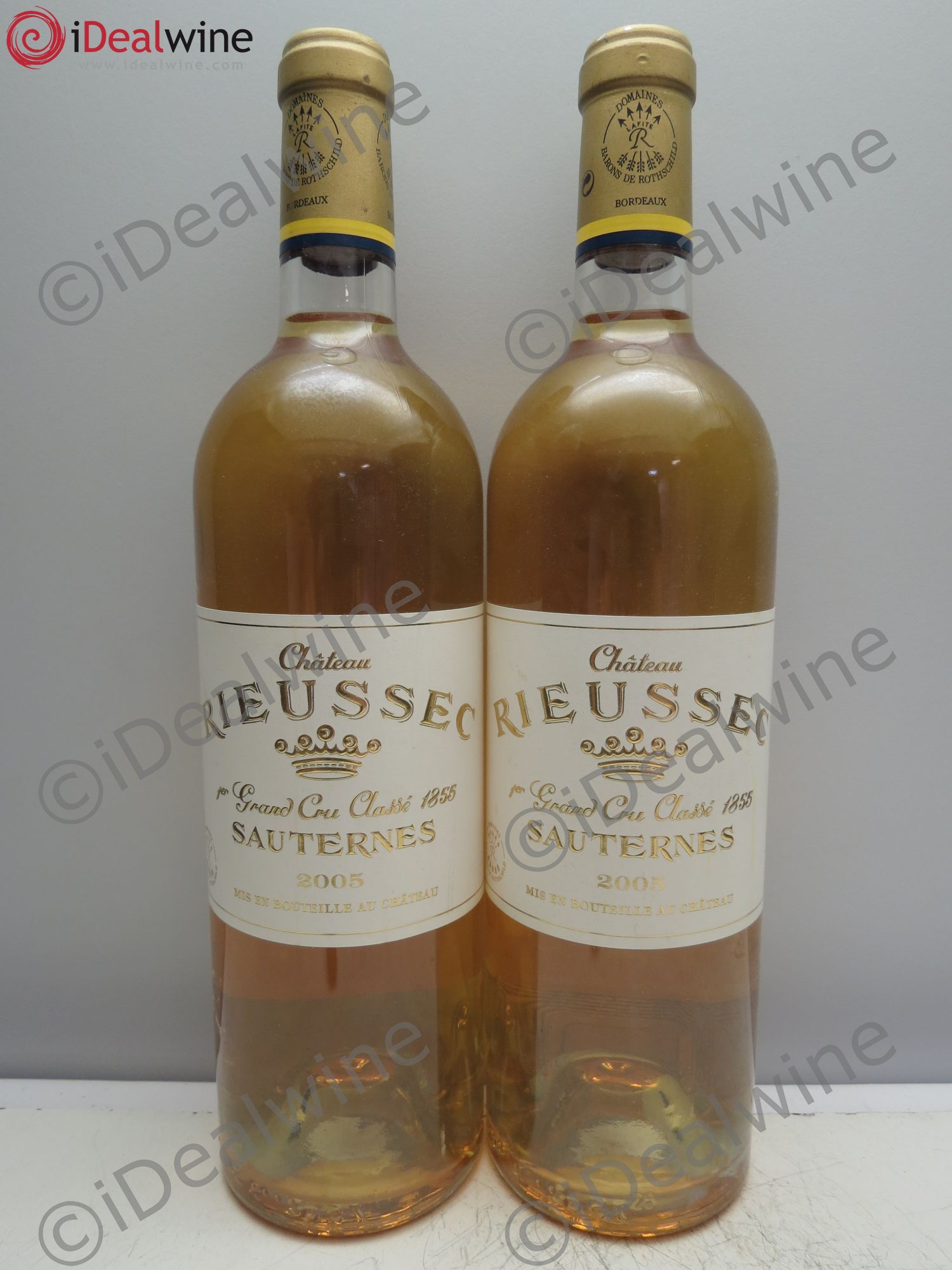 Château Rieussec 1er Grand Cru Classé 2005 - Lotto di 2 bottiglie - 0