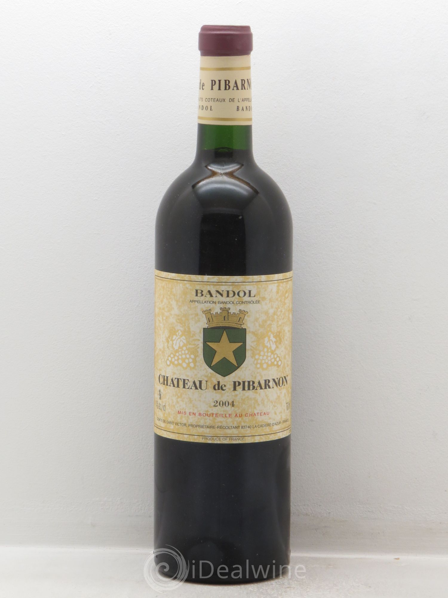 Bandol Château de Pibarnon Comte de Saint-Victor 2004 - Lot de 1 bouteille - 0