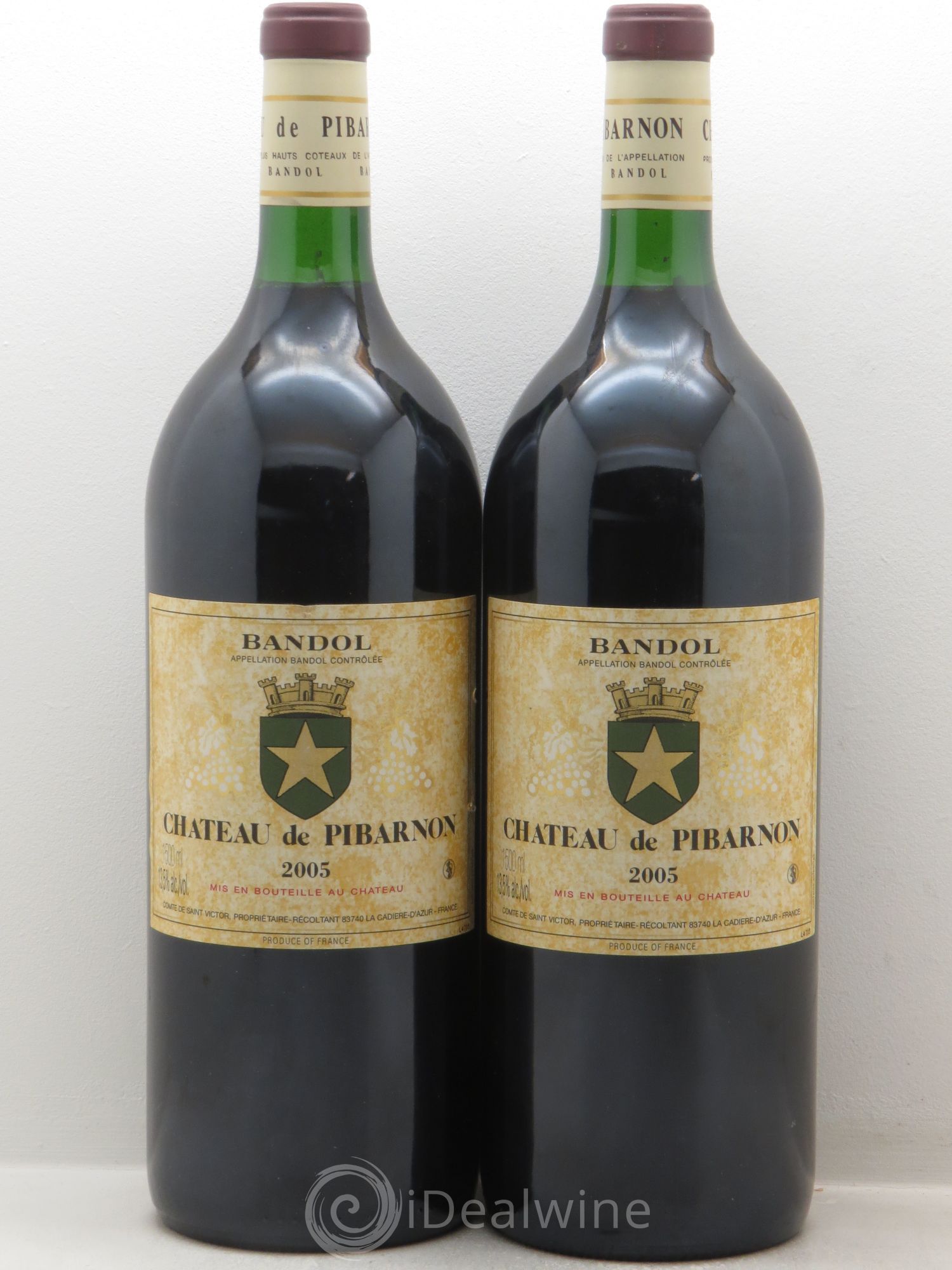 Bandol Château de Pibarnon Comte de Saint-Victor 2005 - Lot de 2 magnums - 0