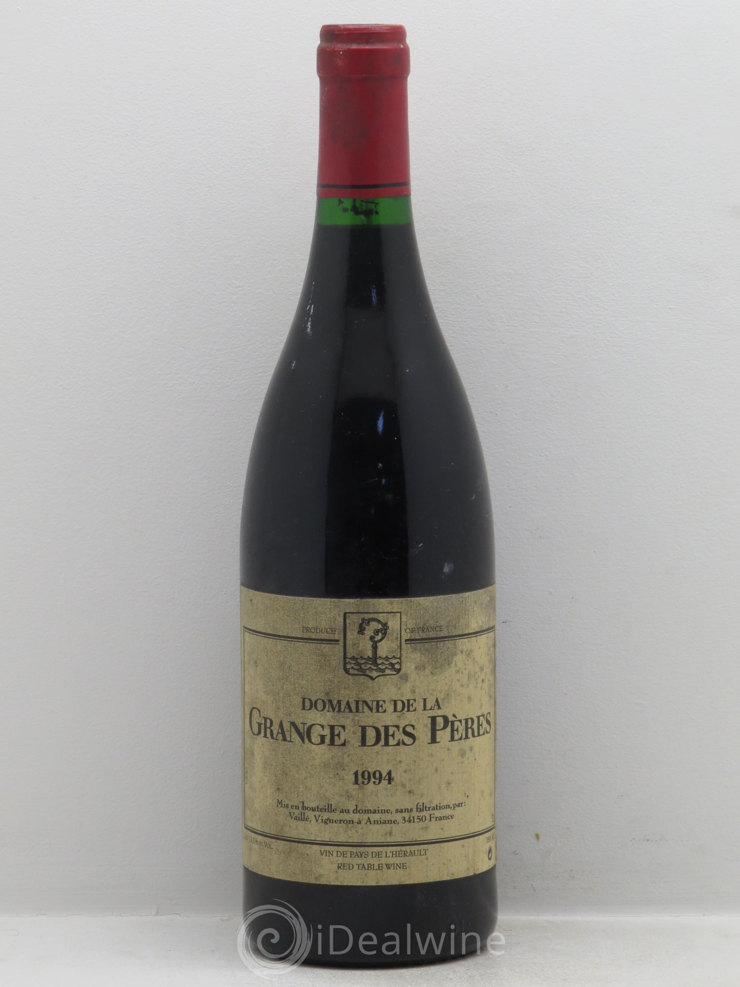 Pays d'Hérault Grange des Pères Laurent Vaillé 1994 - Lot de 1 bouteille - 0