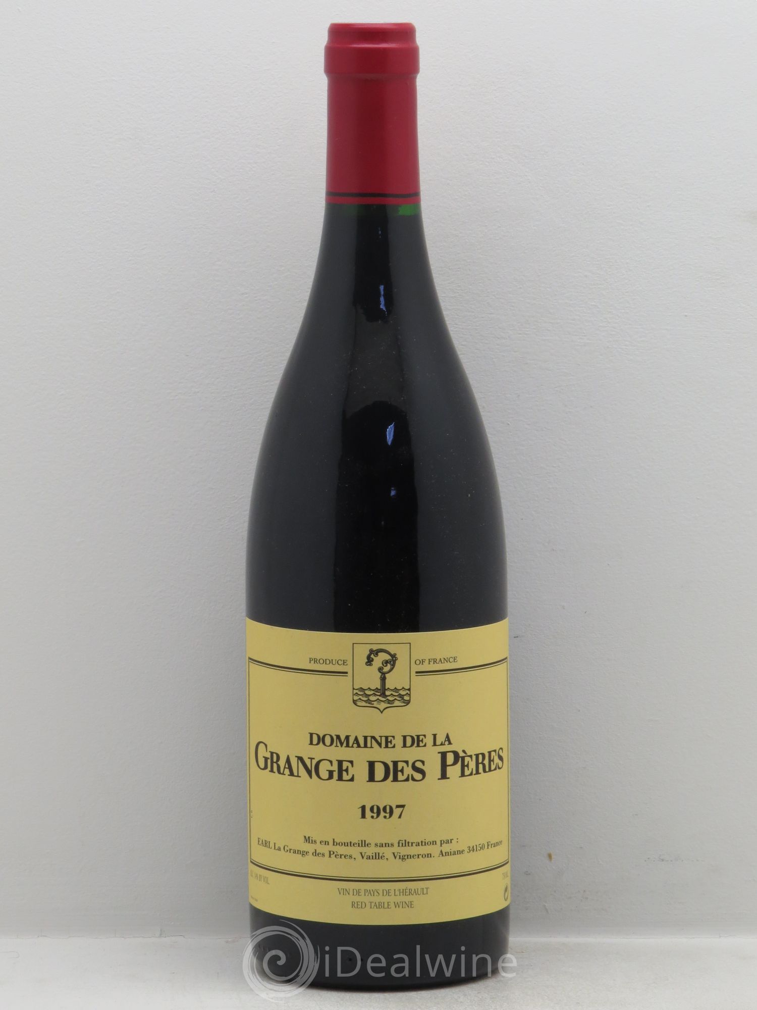 Pays d'Hérault Grange des Pères Laurent Vaillé 1997 - Lot de 1 bouteille - 0