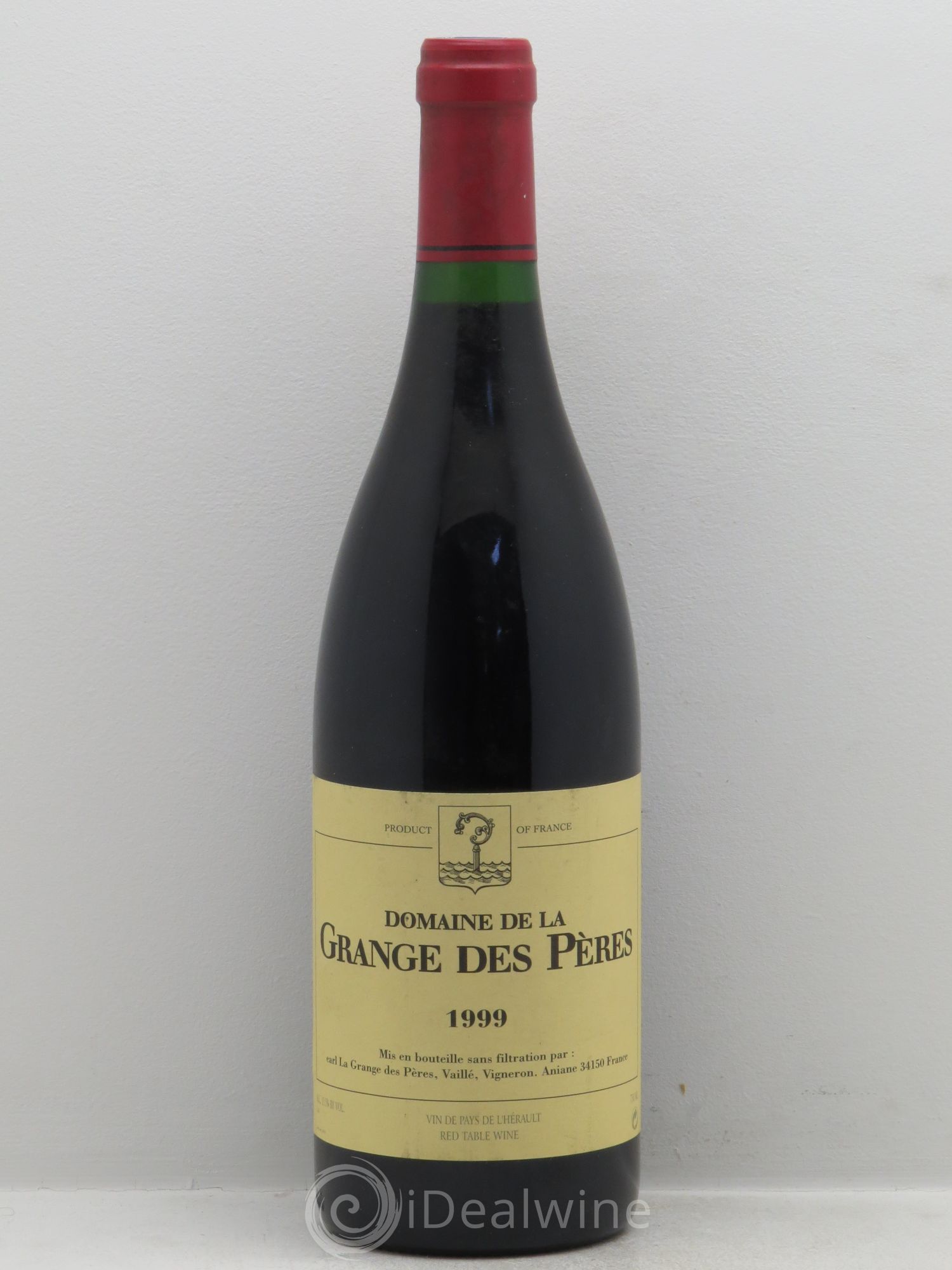 Pays d'Hérault Grange des Pères Laurent Vaillé 1999 - Lot de 1 bouteille - 0
