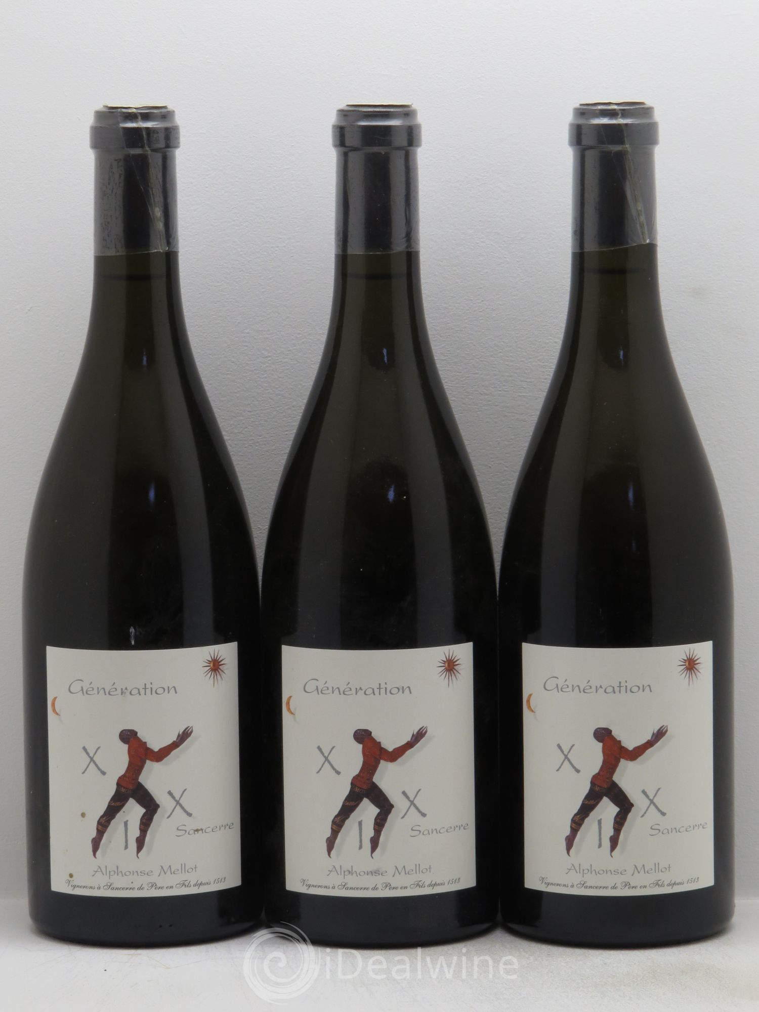 Sancerre Génération XIX Alphonse Mellot 2007 - Lot de 3 bouteilles - 0