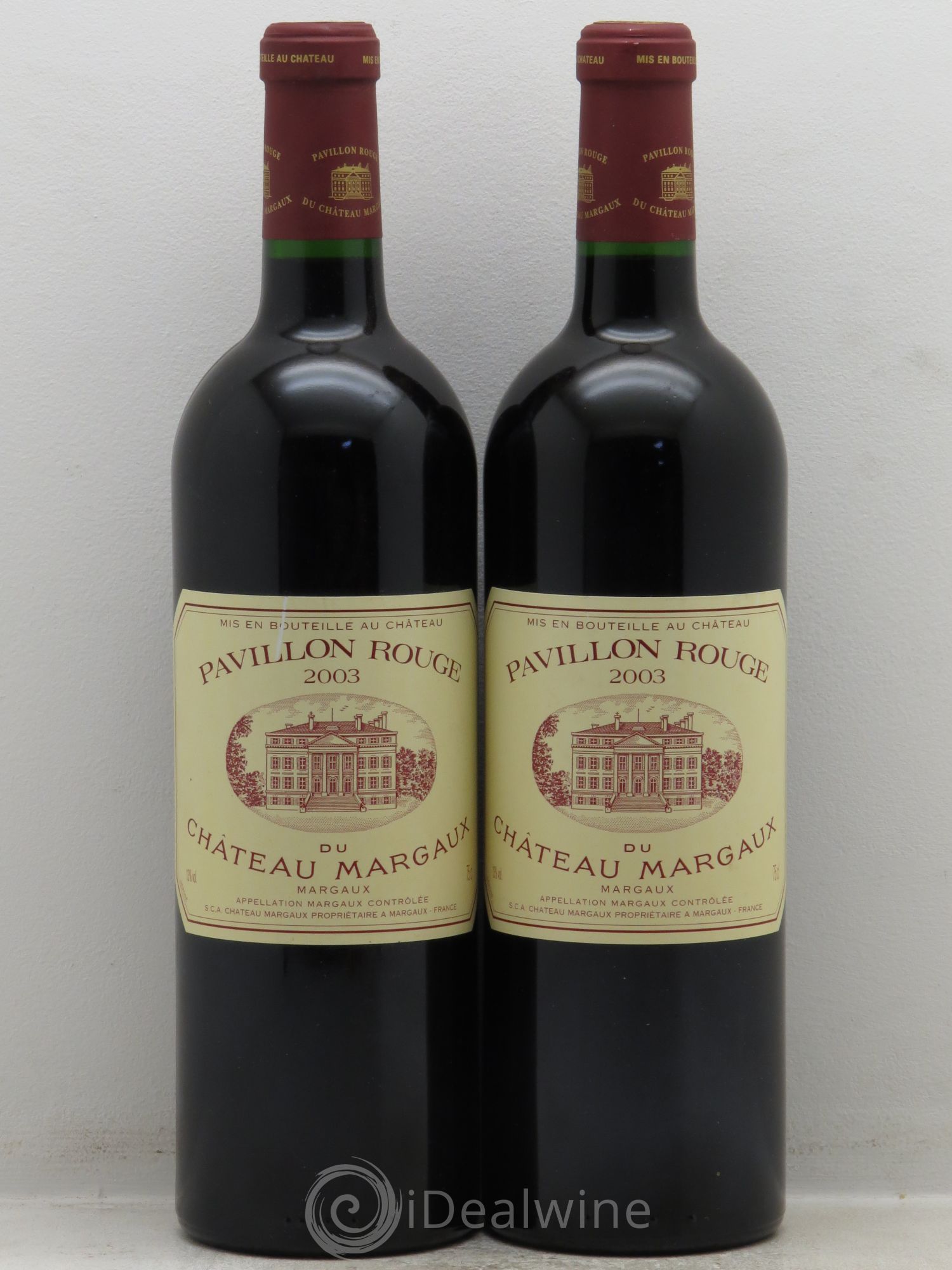 Pavillon Rouge du Château Margaux Second Vin 2003 - Lot de 2 bouteilles - 0