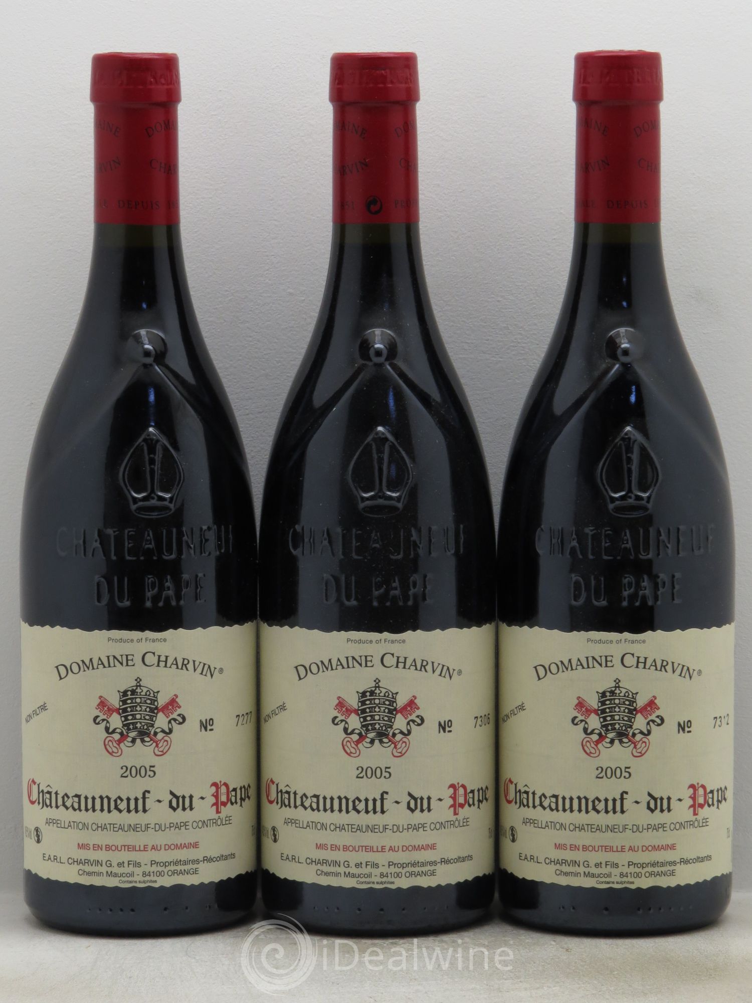 Châteauneuf-du-Pape Charvin (Domaine) 2005 - Lot de 3 bouteilles - 0