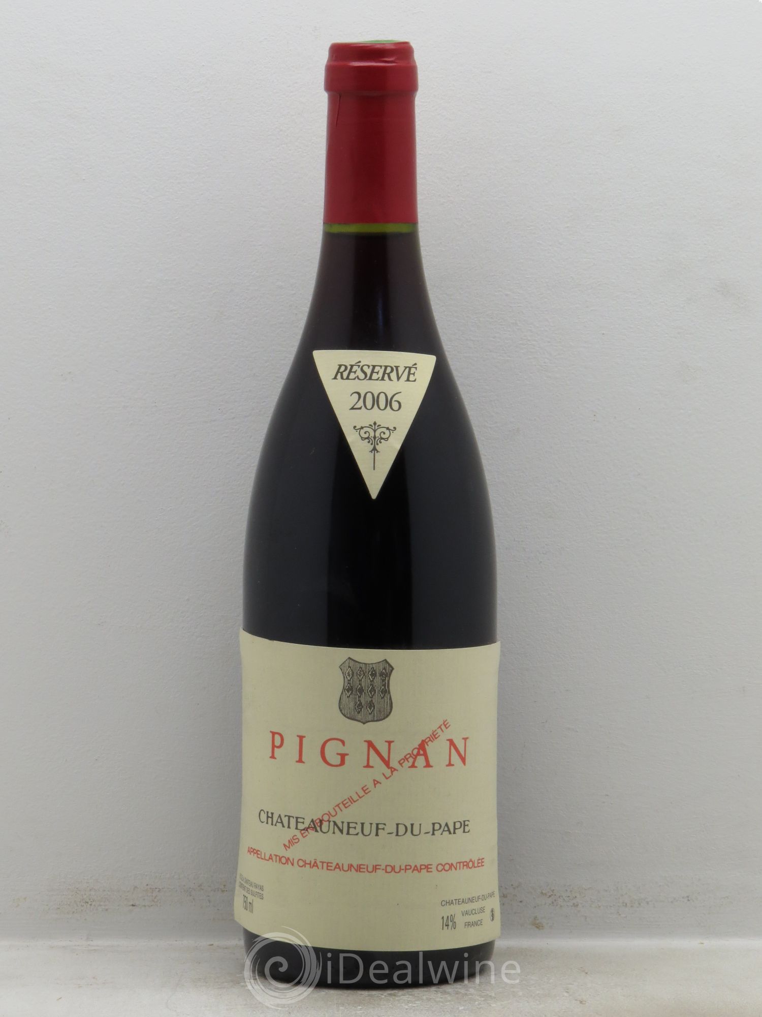 Châteauneuf-du-Pape Pignan Emmanuel Reynaud 2006 - Lot de 1 bouteille - 0