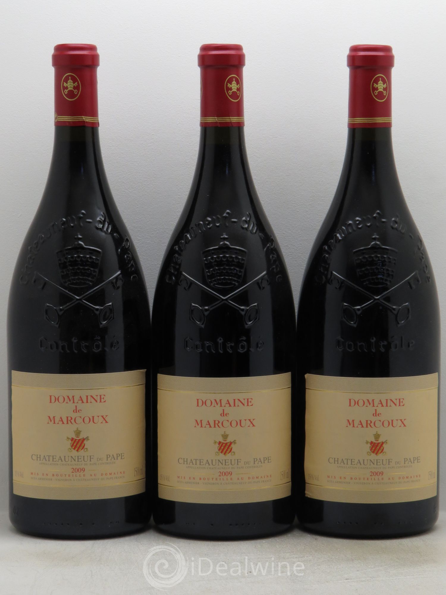 Châteauneuf-du-Pape Marcoux (Domaine de) 2009 - Lot de 3 magnums - 0