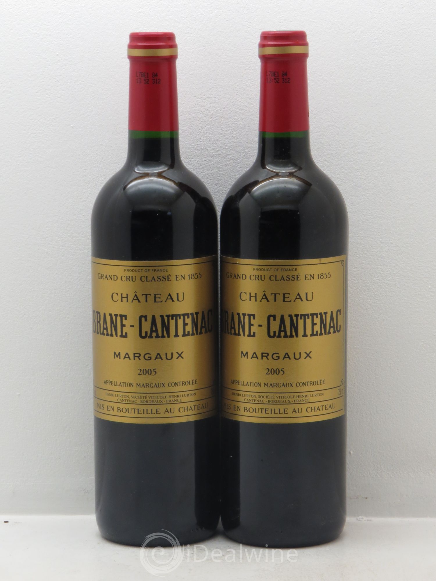 Château Brane Cantenac 2ème Grand Cru Classé 2005 - Lot de 2 bouteilles - 0