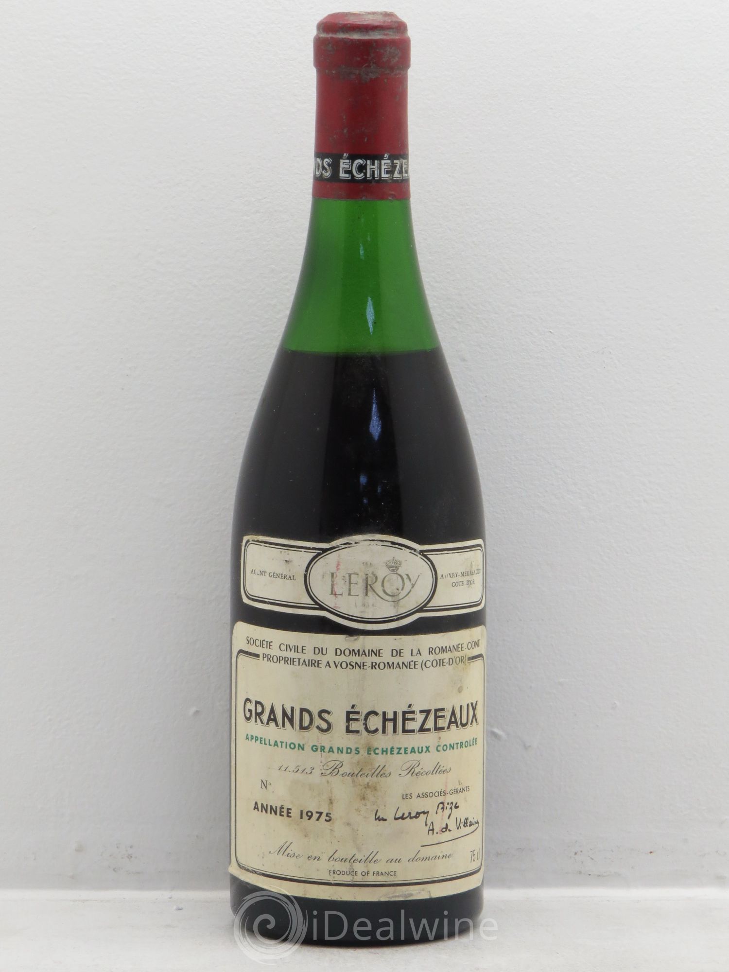 Grands-Echezeaux Grand Cru Domaine de la Romanée-Conti 1975 - Lot de 1 bouteille - 0