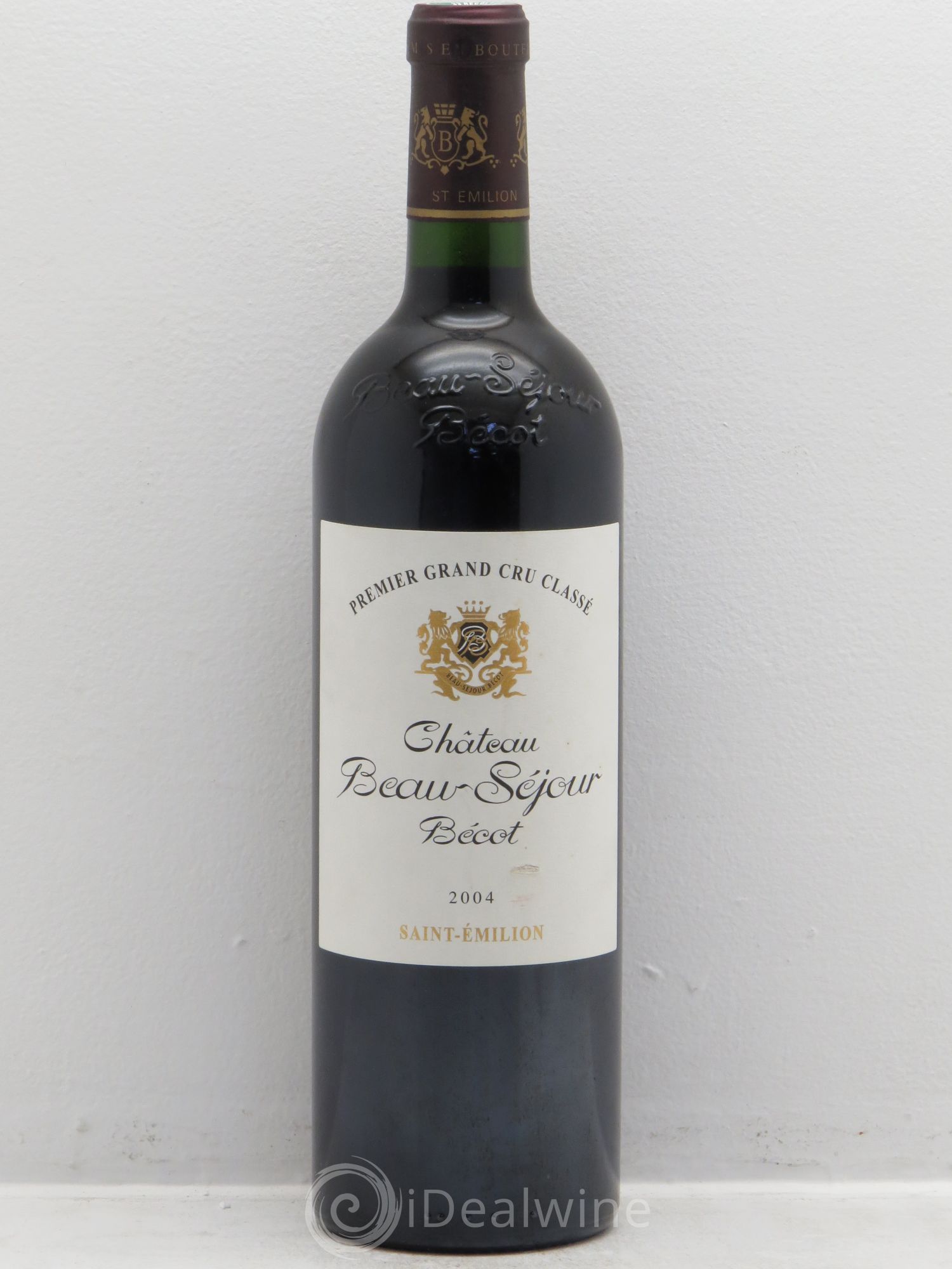 Château Beau-Séjour Bécot 1er Grand Cru Classé B 2004 - Lot de 1 bouteille - 0