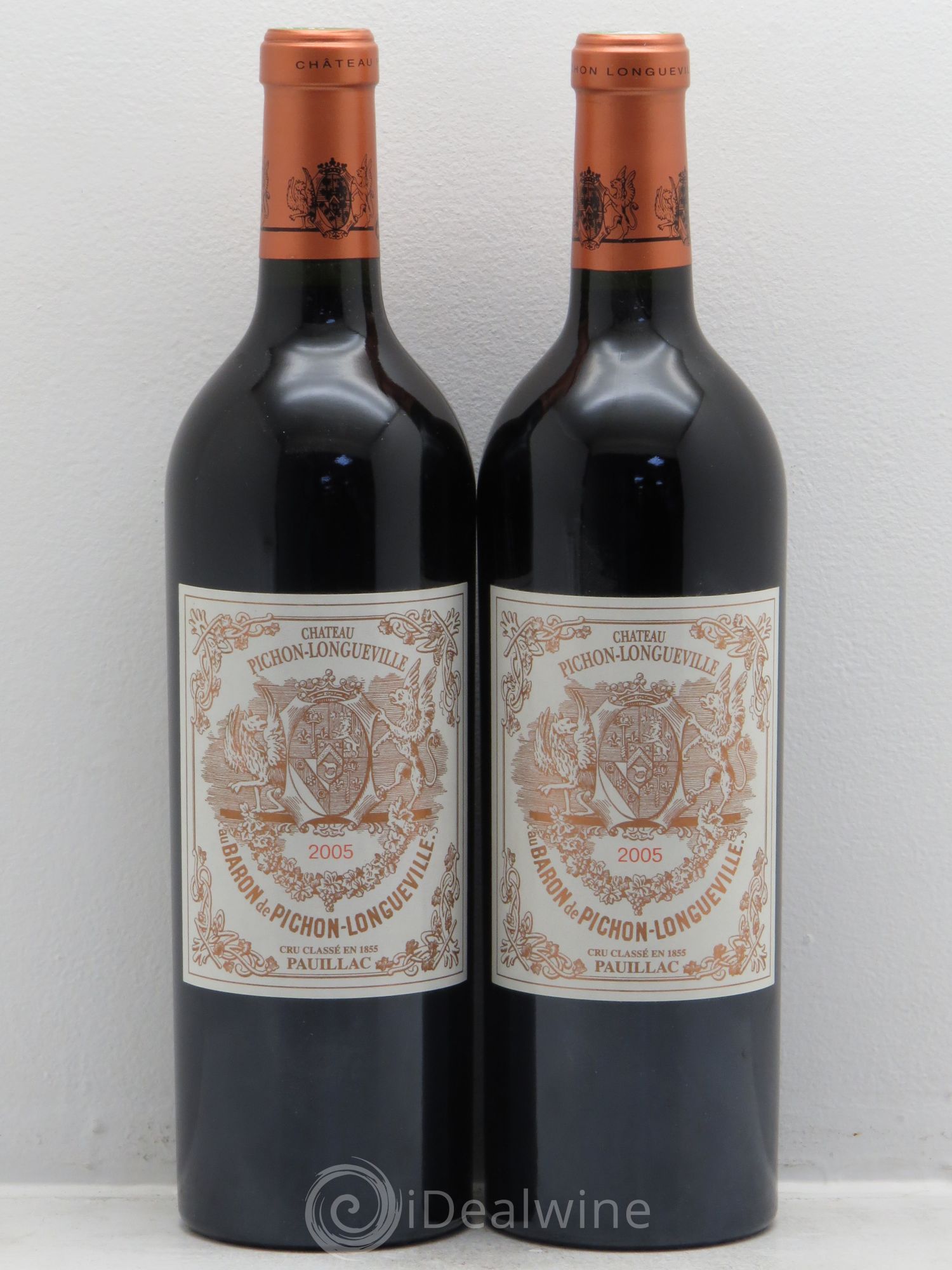 Pichon Longueville Baron 2ème Grand Cru Classé 2005 - Lot de 2 bouteilles - 0