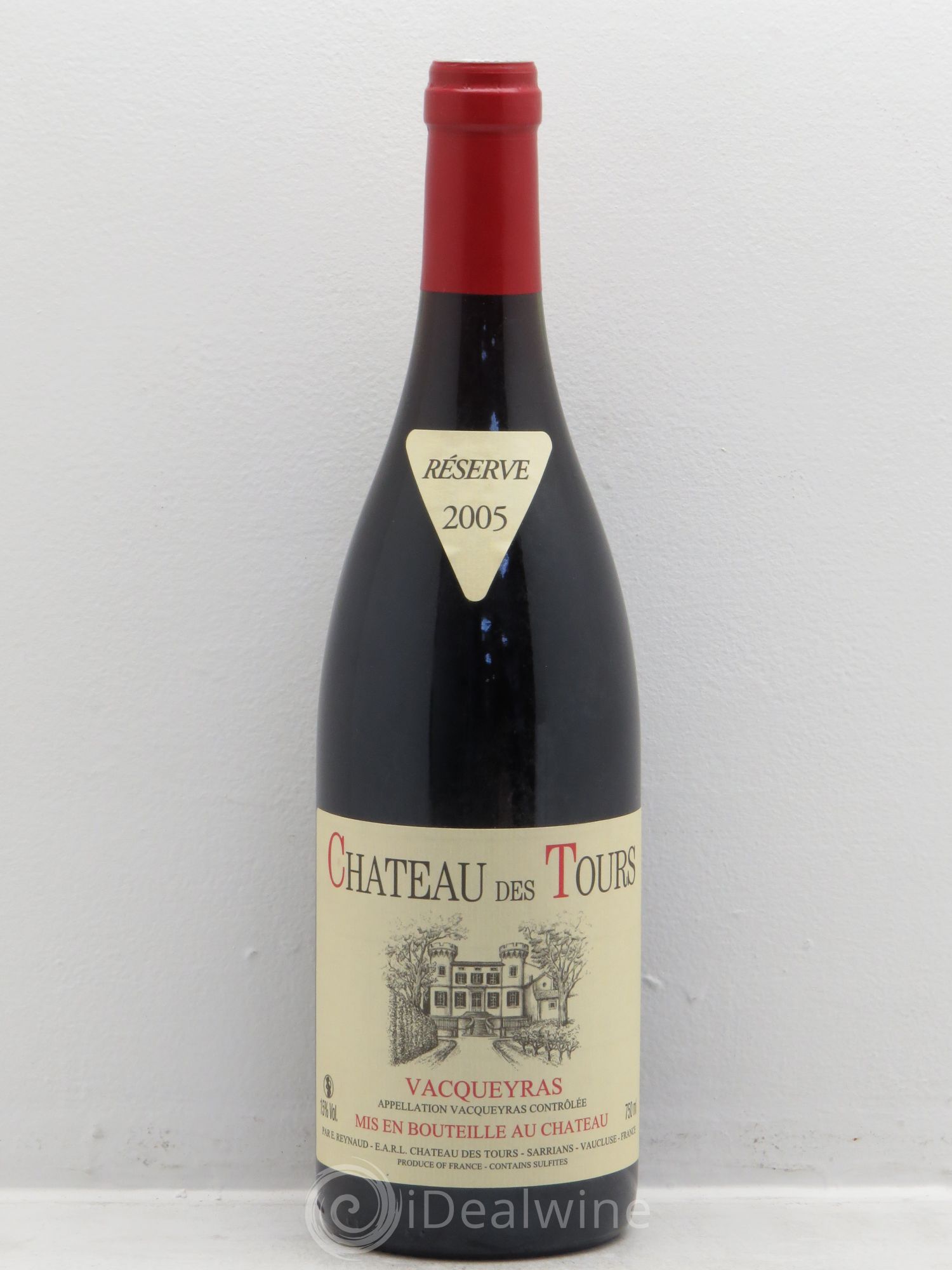 Vacqueyras Château des Tours Emmanuel Reynaud 2005 - Lot de 1 bouteille - 0