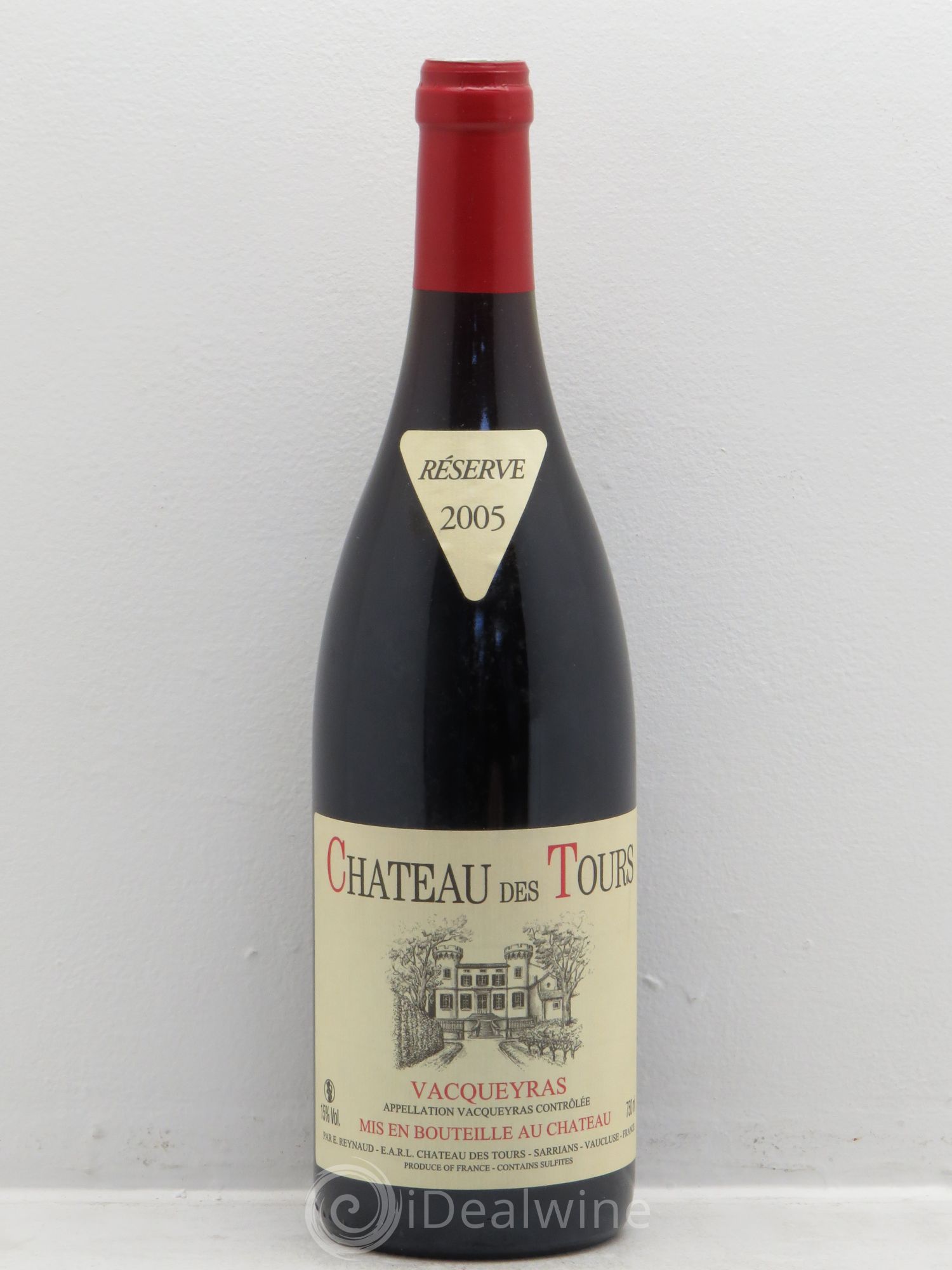 Vacqueyras Château des Tours Emmanuel Reynaud 2005 - Lot de 1 bouteille - 0