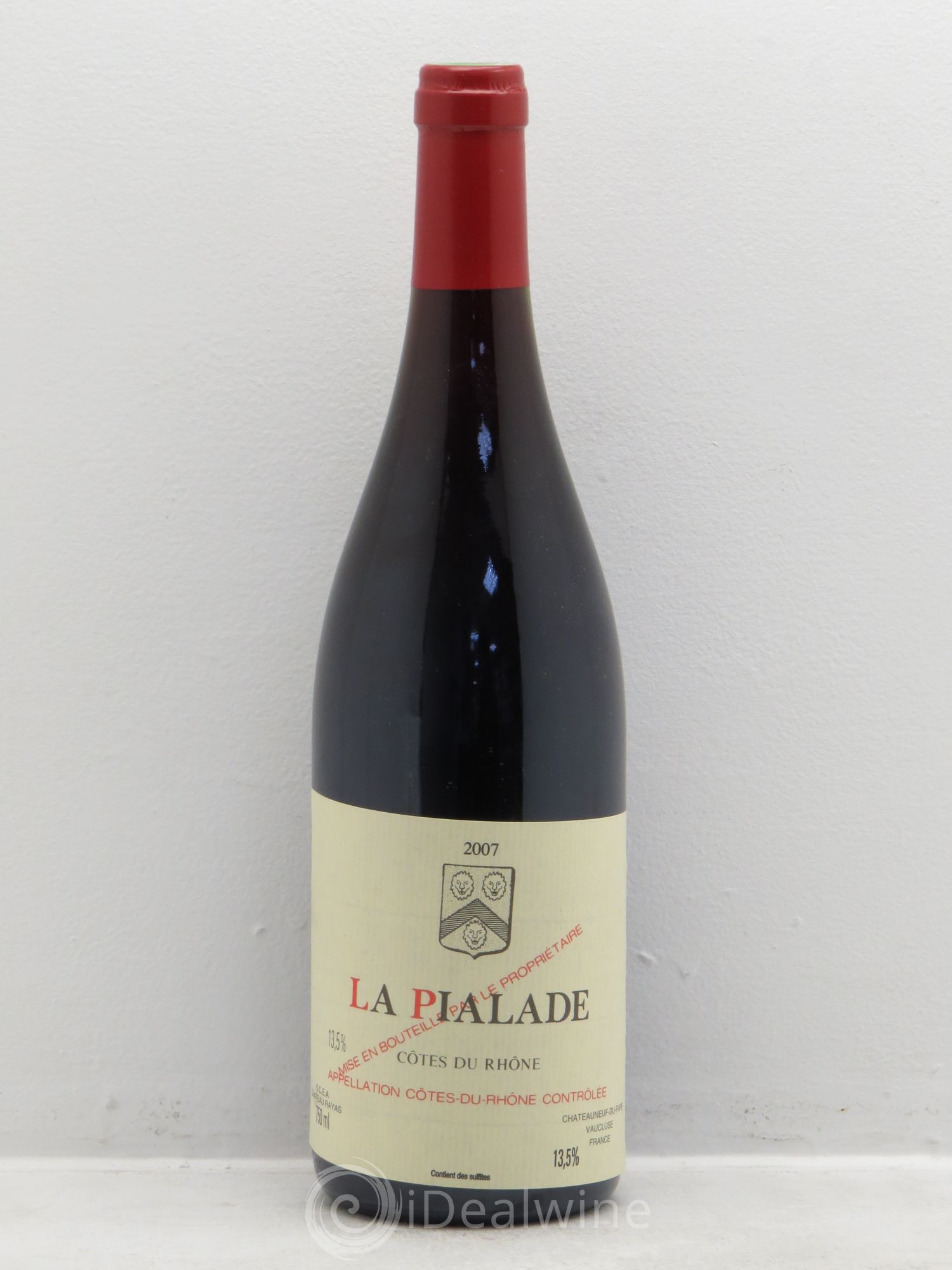 Côtes-du-Rhône La Pialade Emmanuel Reynaud 2007 - Lot de 1 bouteille - 0