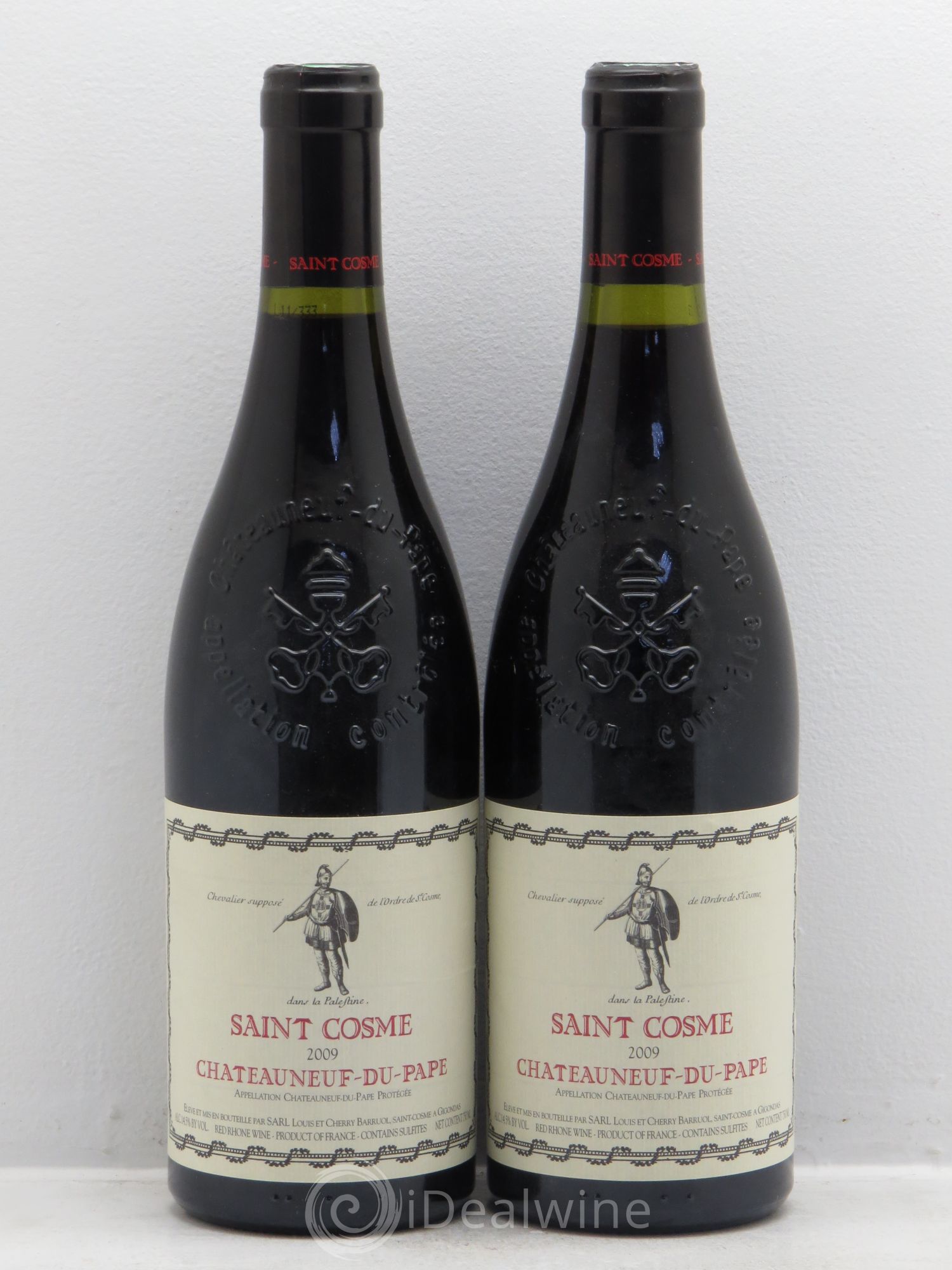 Châteauneuf-du-Pape Saint Cosme 2009 - Lot de 2 bouteilles - 0