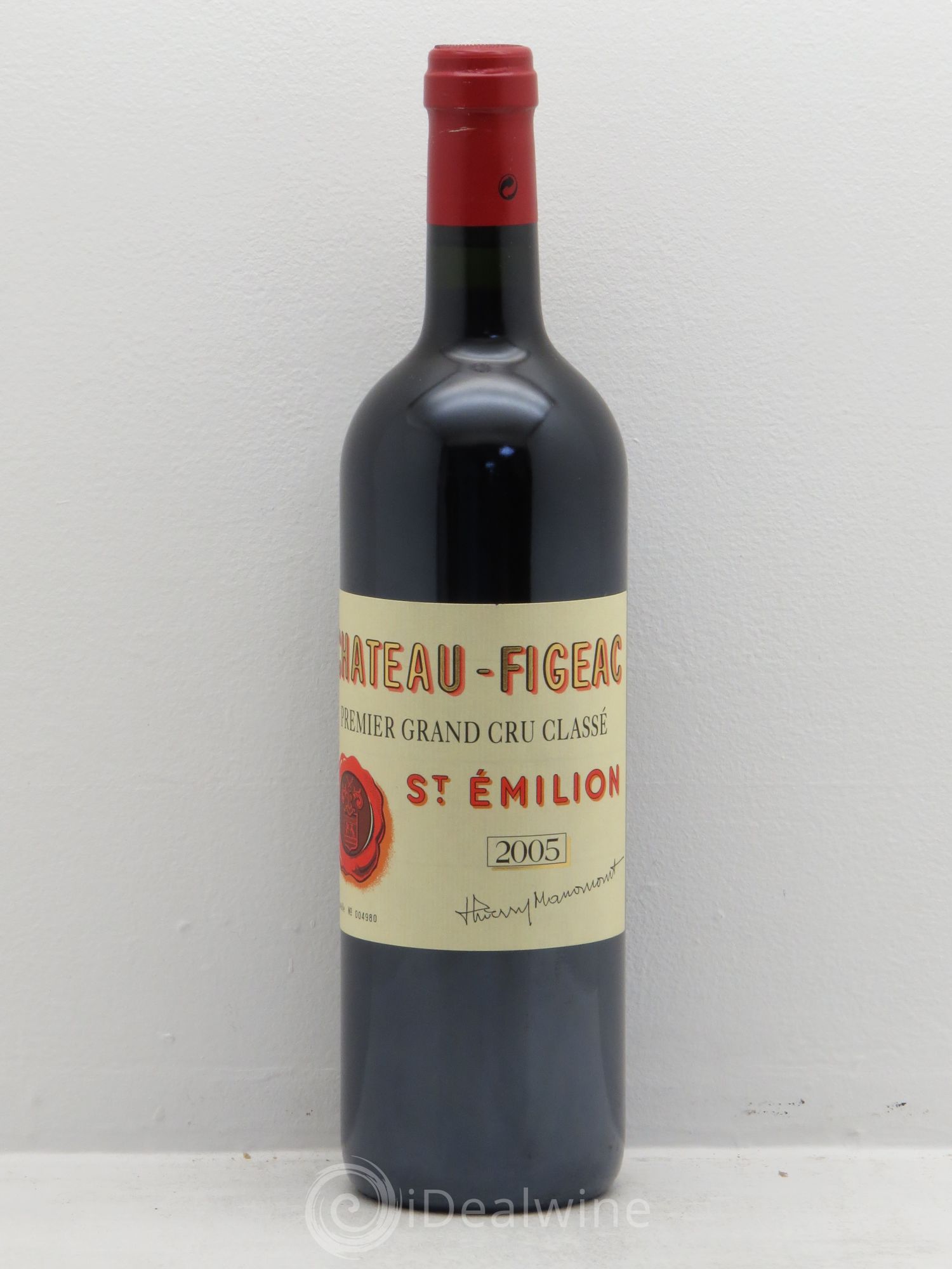 Château Figeac 1er Grand Cru Classé A 2005 - Lot de 1 bouteille - 0