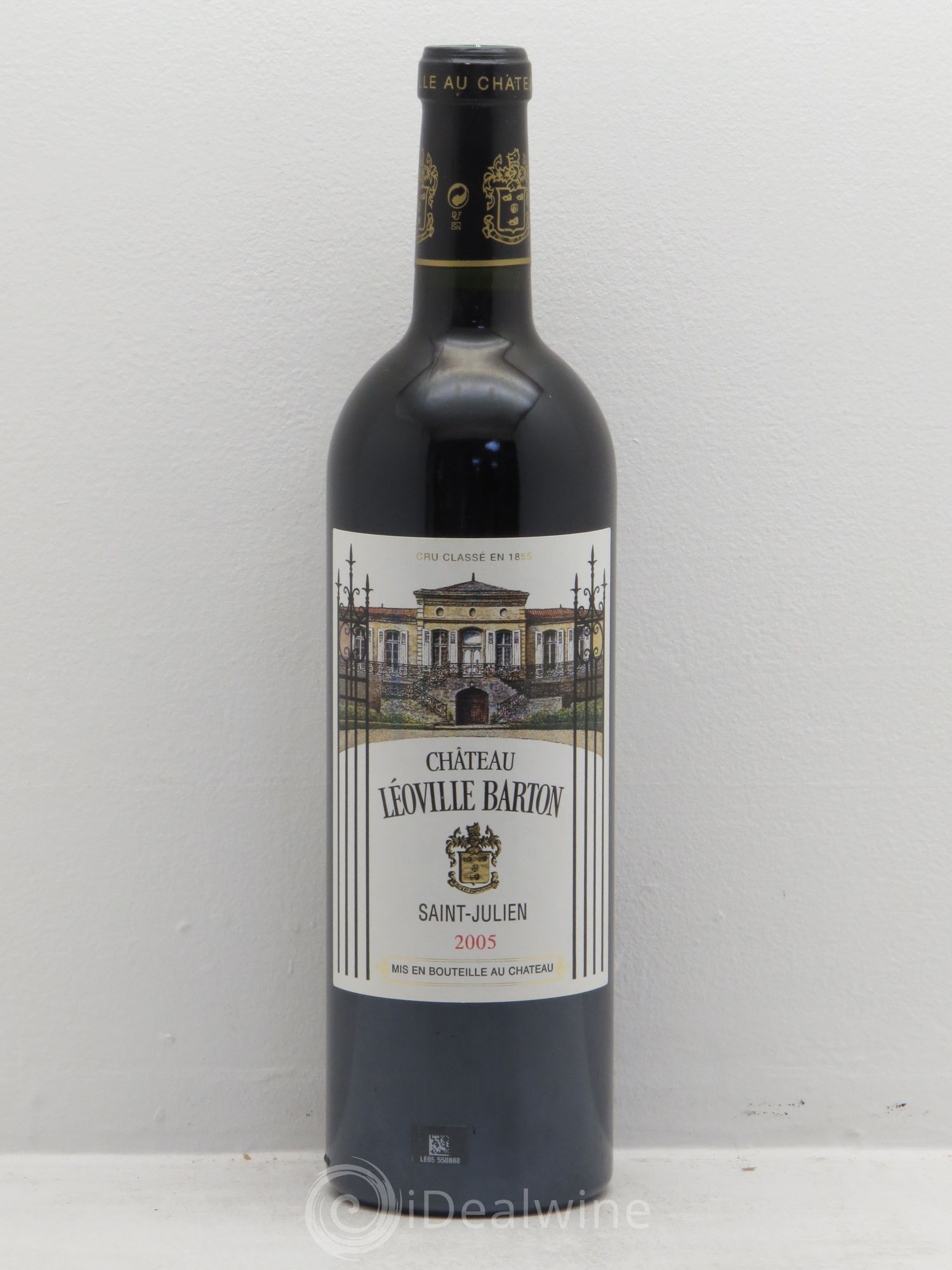 Château Léoville Barton 2ème Grand Cru Classé 2005 - Lot de 1 bouteille - 0