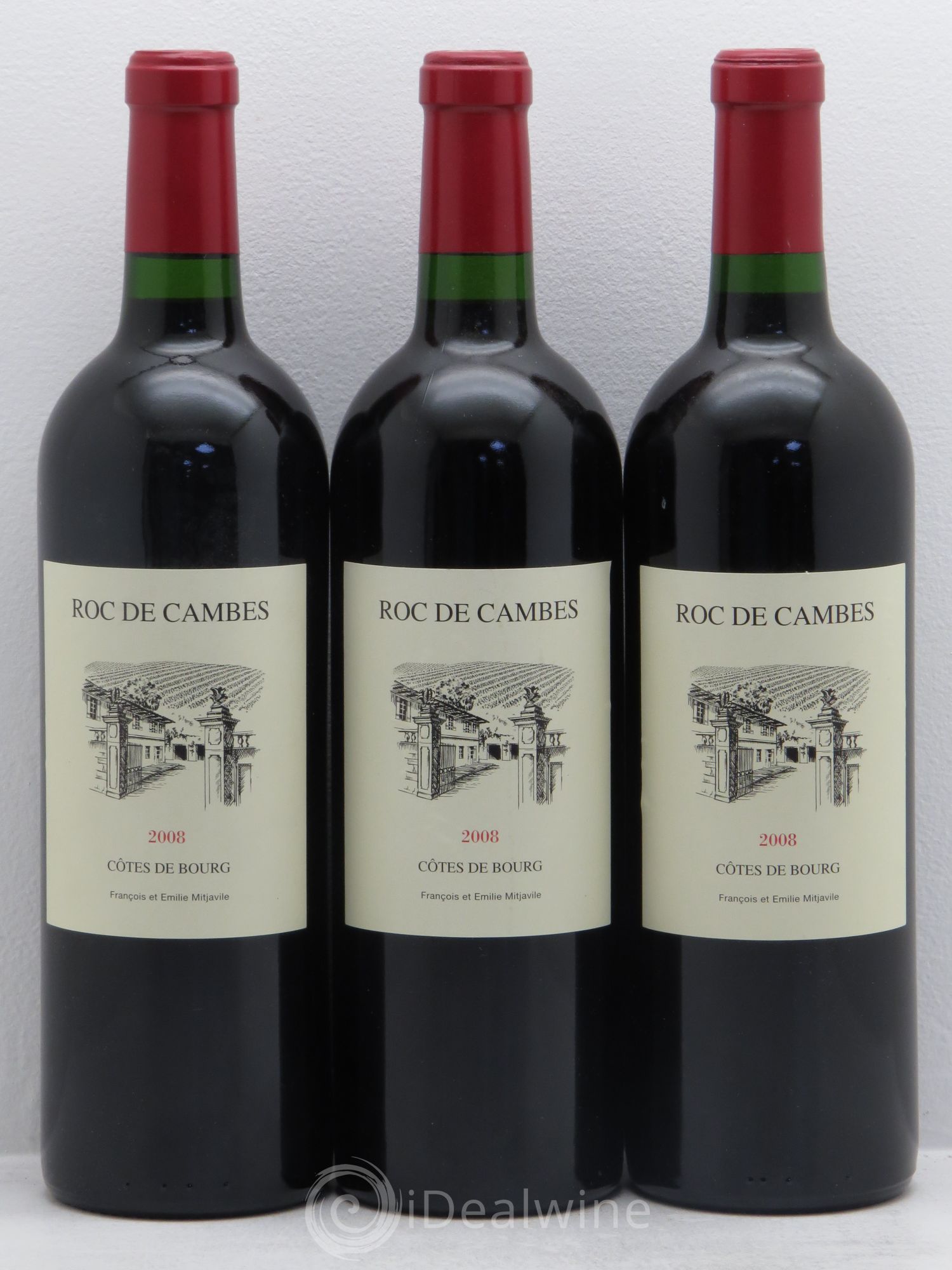 Roc de Cambes 2008 - Lotto di 3 bottiglie - 0