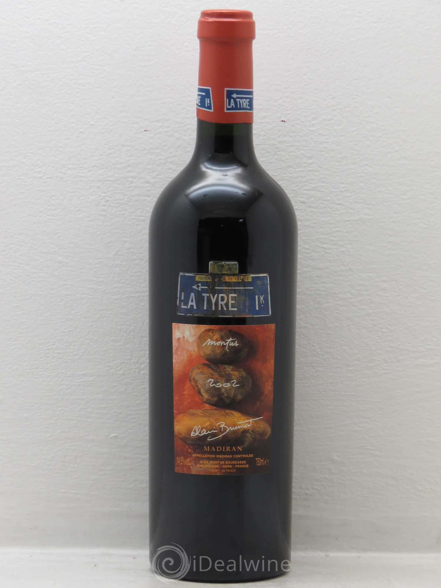 Madiran Château Montus-La Tyre Alain Brumont 2002 - Lot de 1 bouteille - 0