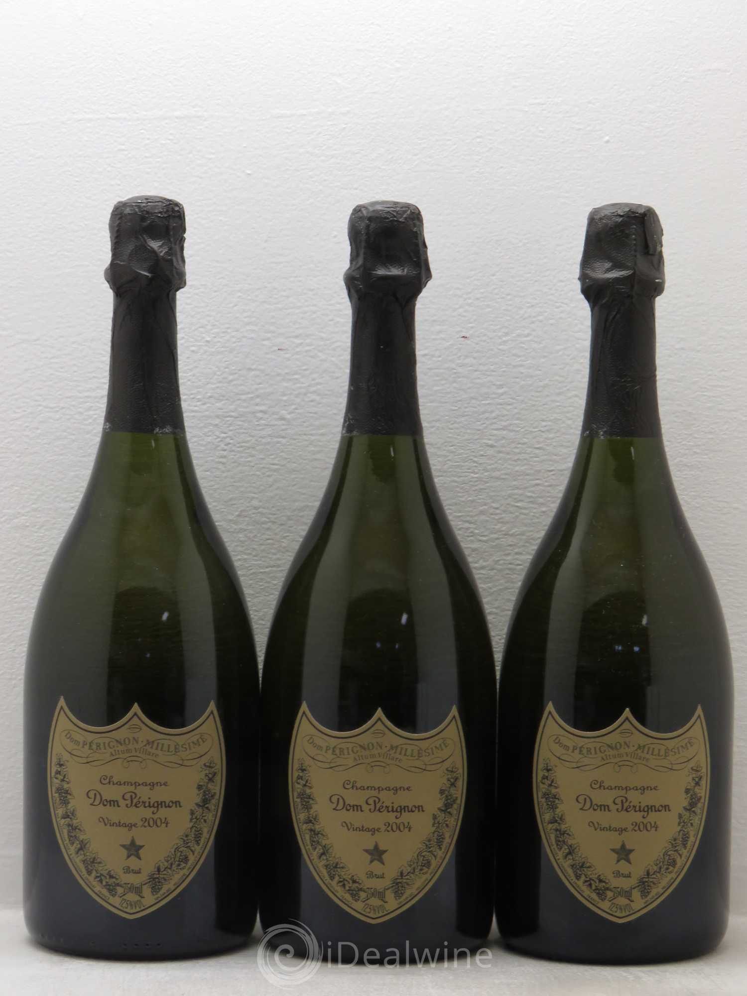 Brut Dom Pérignon 2004 - Lot de 3 bouteilles - 0