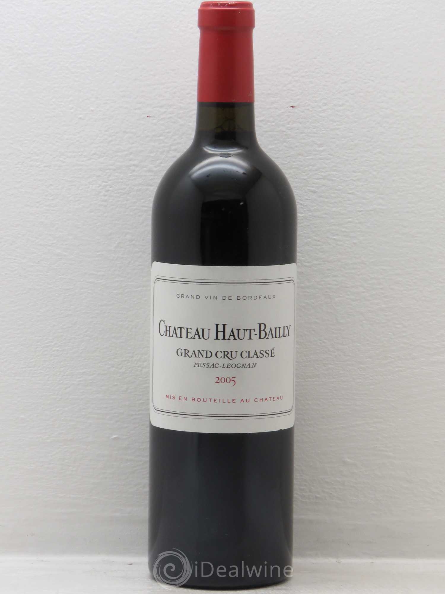 Château Haut-Bailly Cru Classé de Graves 2005 - Lot de 1 bouteille - 0