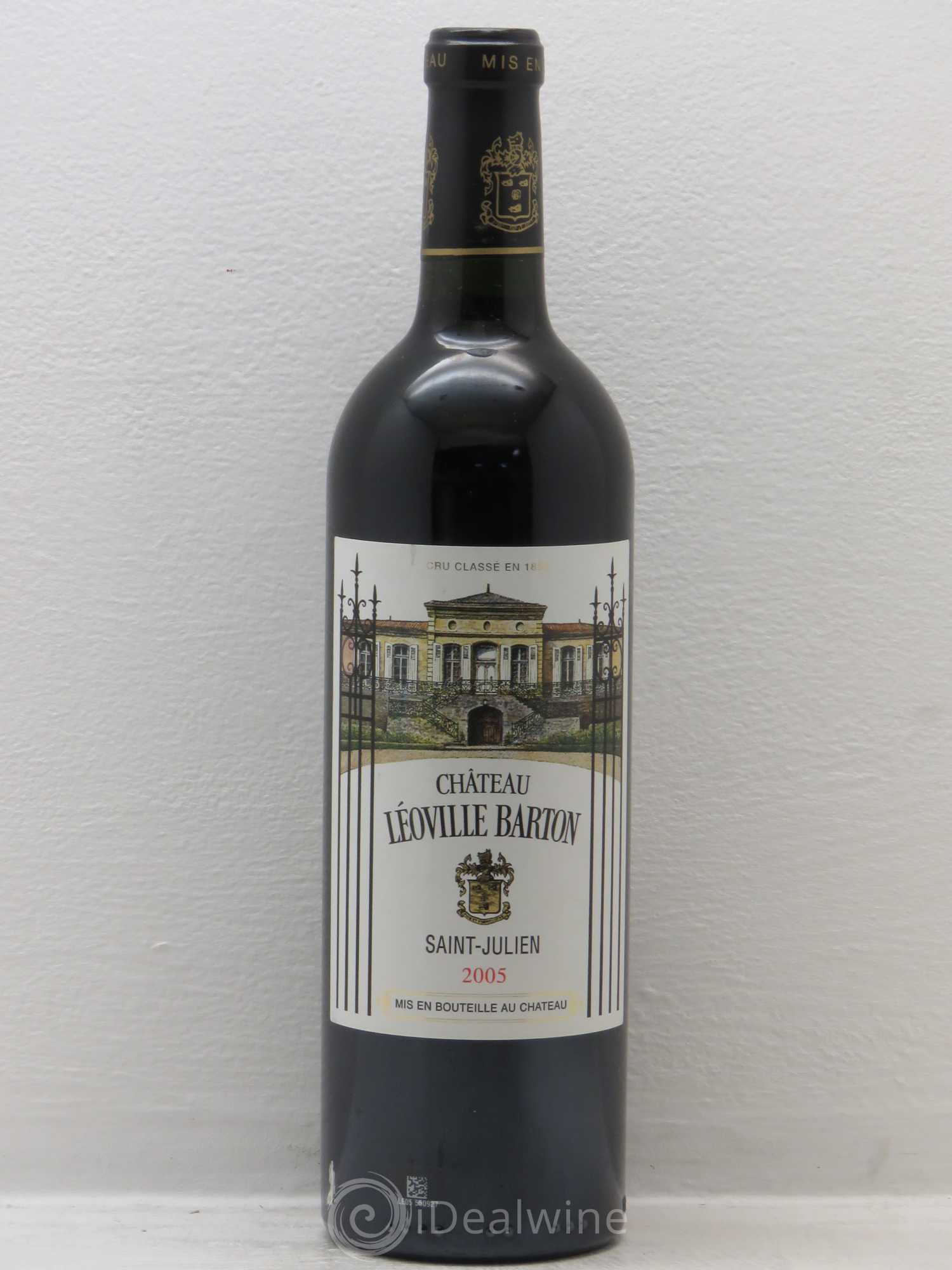 Château Léoville Barton 2ème Grand Cru Classé 2005 - Lot de 1 bouteille - 0