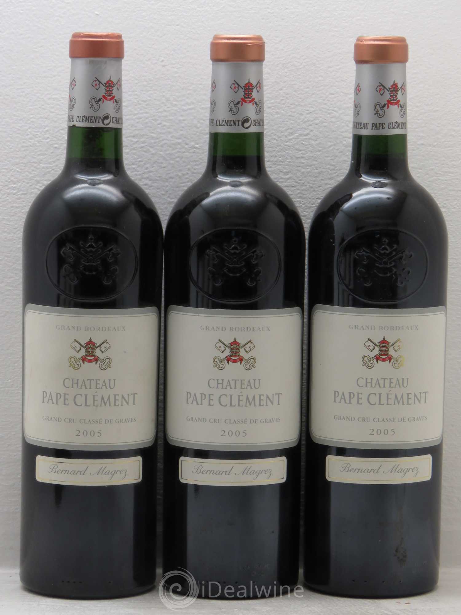 Château Pape Clément Cru Classé de Graves 2005 - Lot de 6 bouteilles - 1