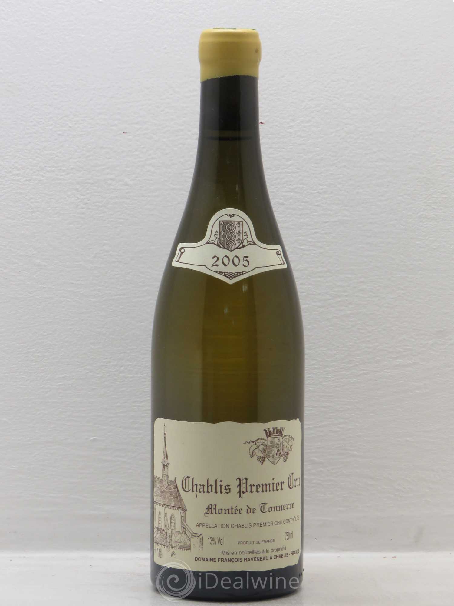 Chablis 1er Cru Montée de Tonnerre Raveneau (Domaine) 2005 - Lot de 1 bouteille - 0