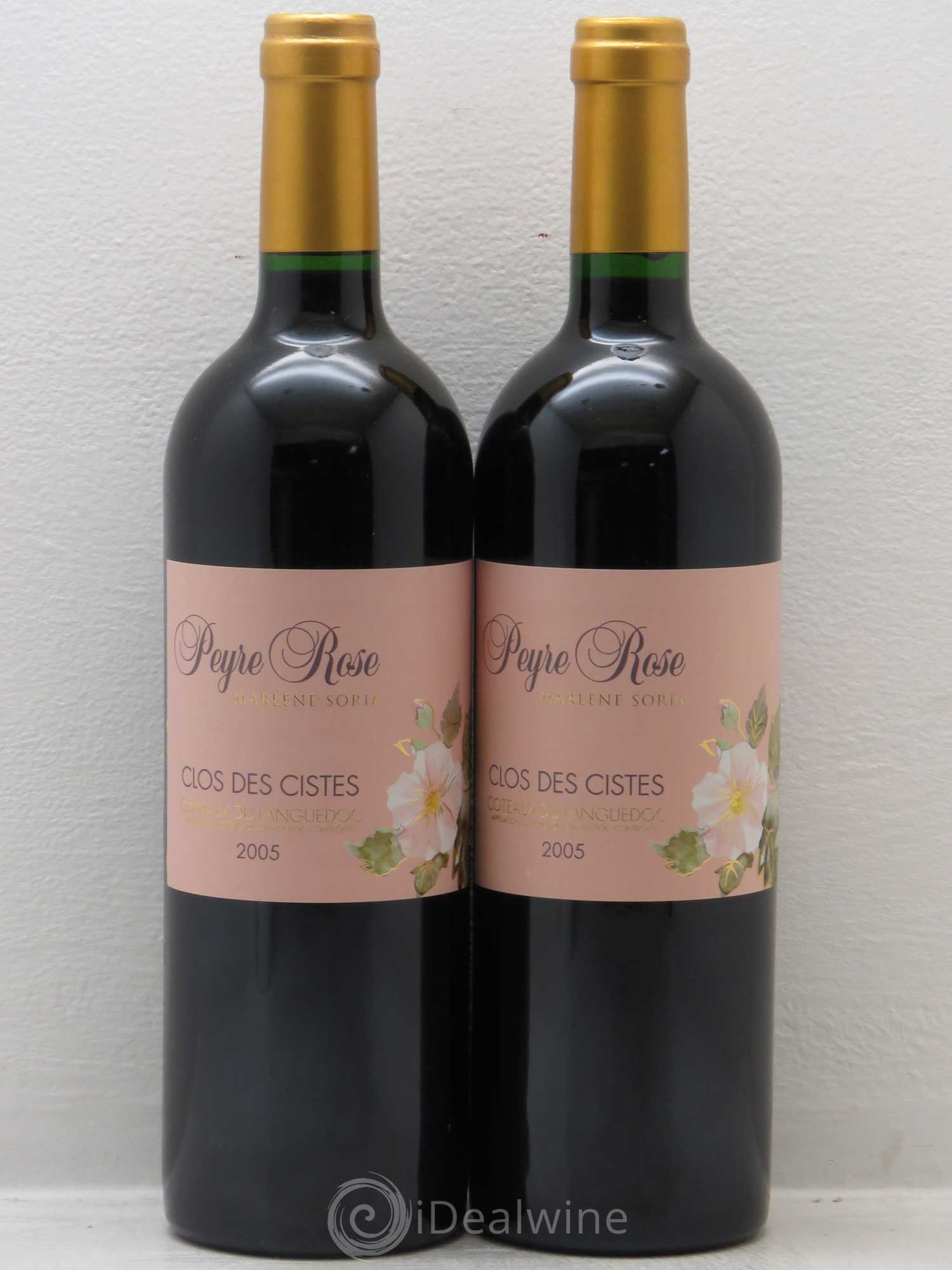 Vin de France (anciennement Coteaux du Languedoc) Domaine Peyre Rose Les Cistes Marlène Soria 2005 - Lot de 2 bouteilles - 0
