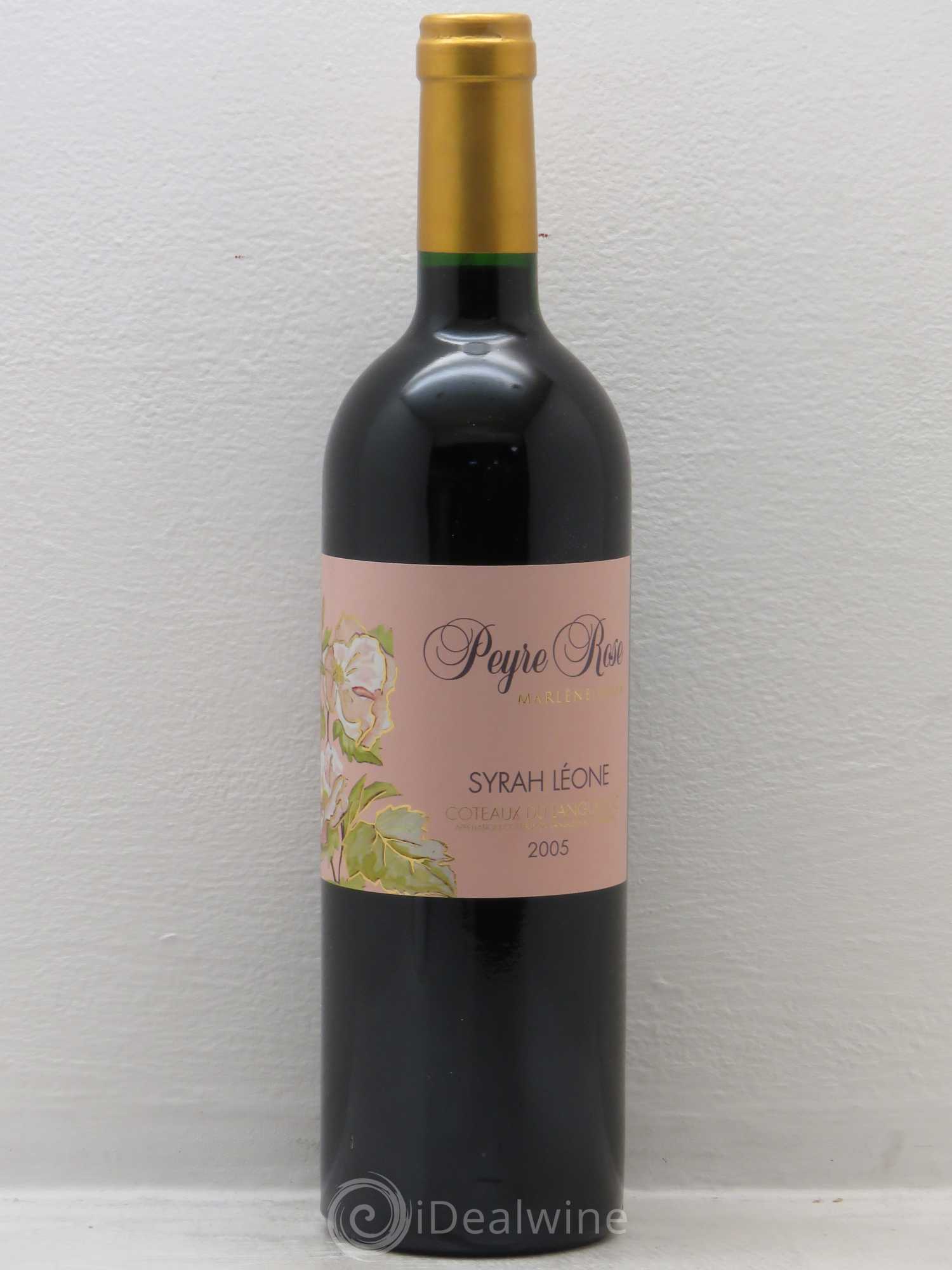 Coteaux du Languedoc Domaine Peyre Rose Belle Léone (anciennement Syrah Léone) Marlène Soria 2005 - Lot de 1 bouteille - 0