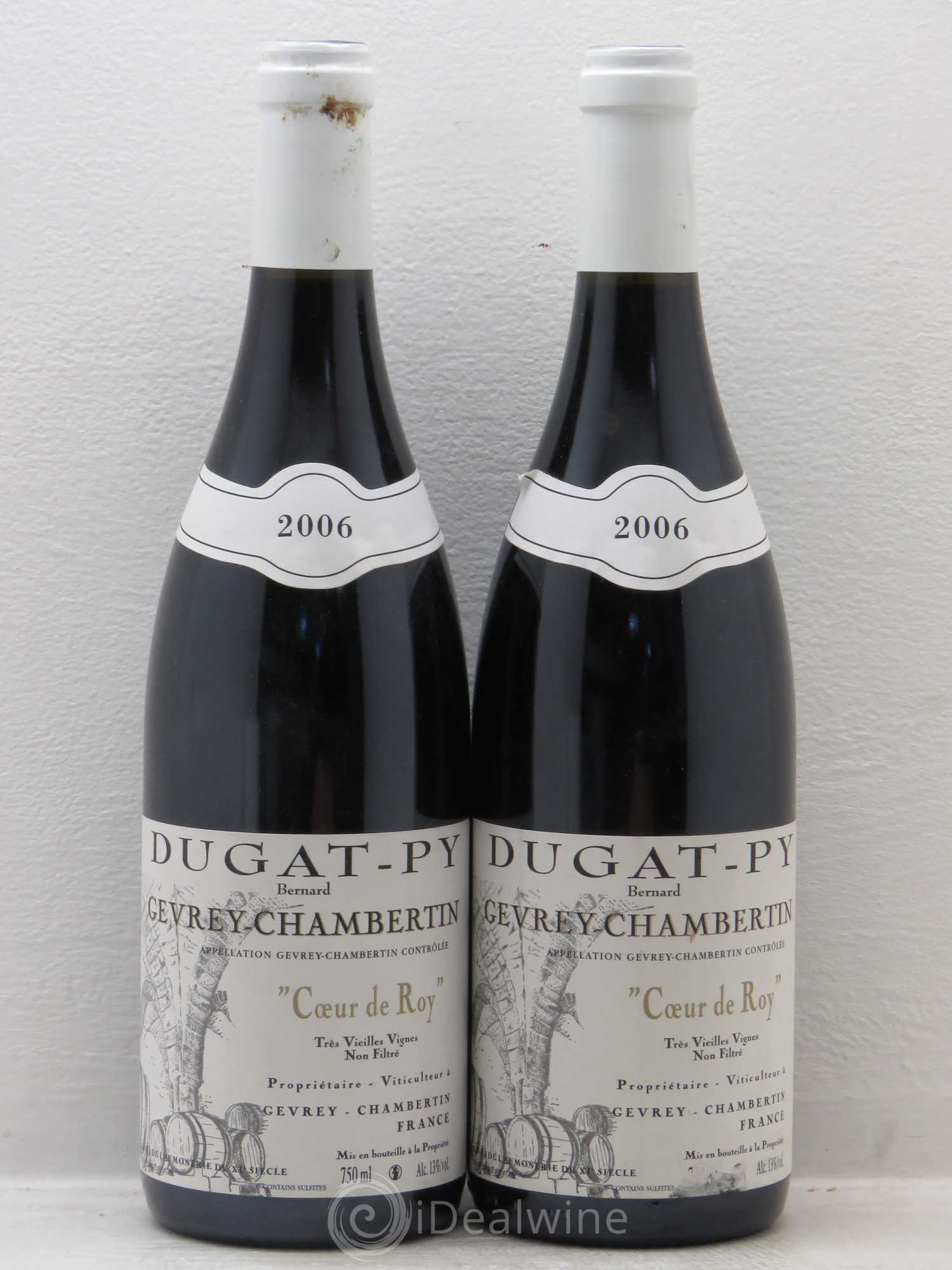 Gevrey-Chambertin Coeur de Roy Très Vieilles Vignes Dugat-Py 2006 - Posten von 2 Flaschen - 0