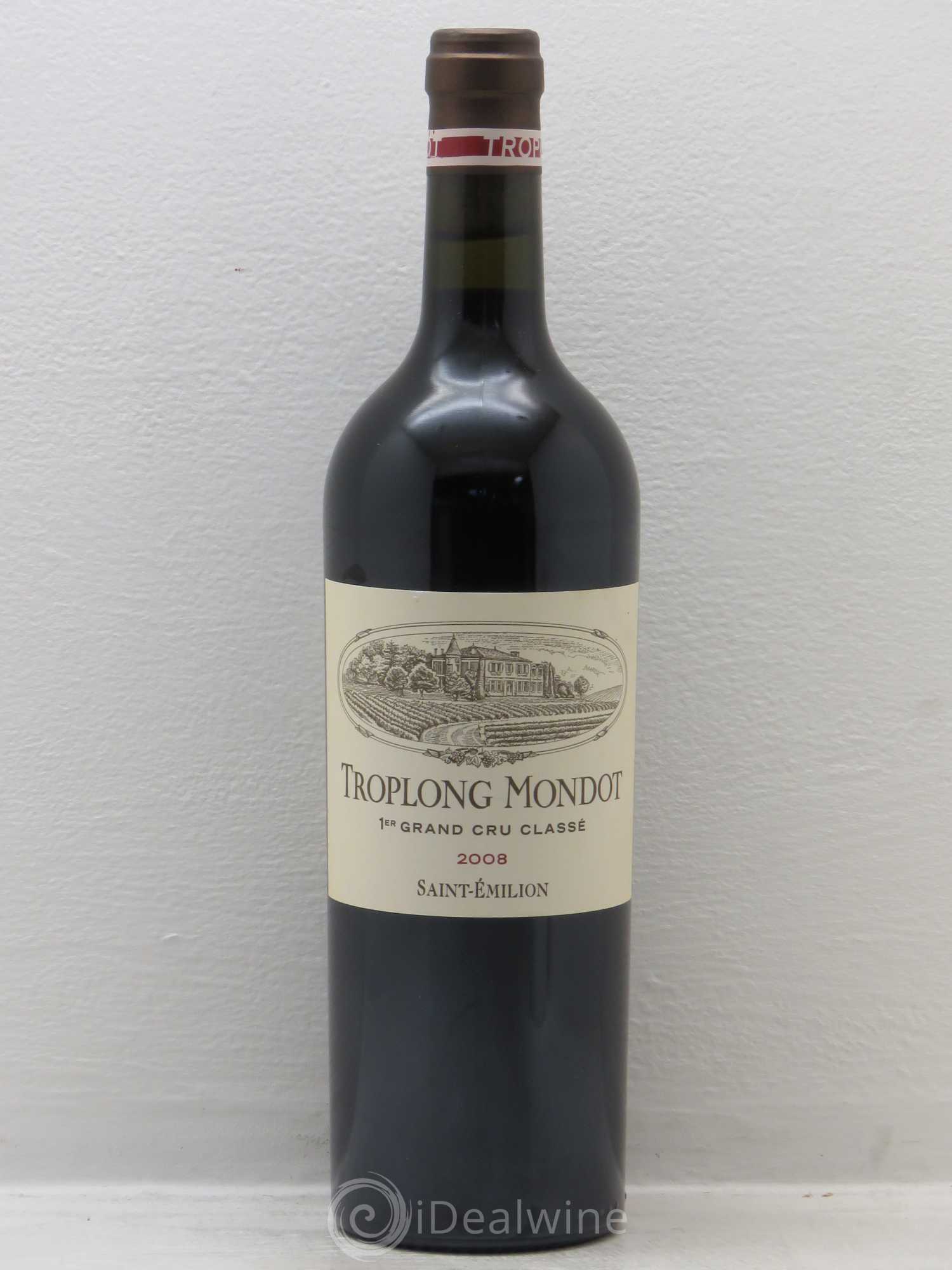 Château Troplong Mondot 1er Grand Cru Classé B 2008 - Lot de 1 bouteille - 0