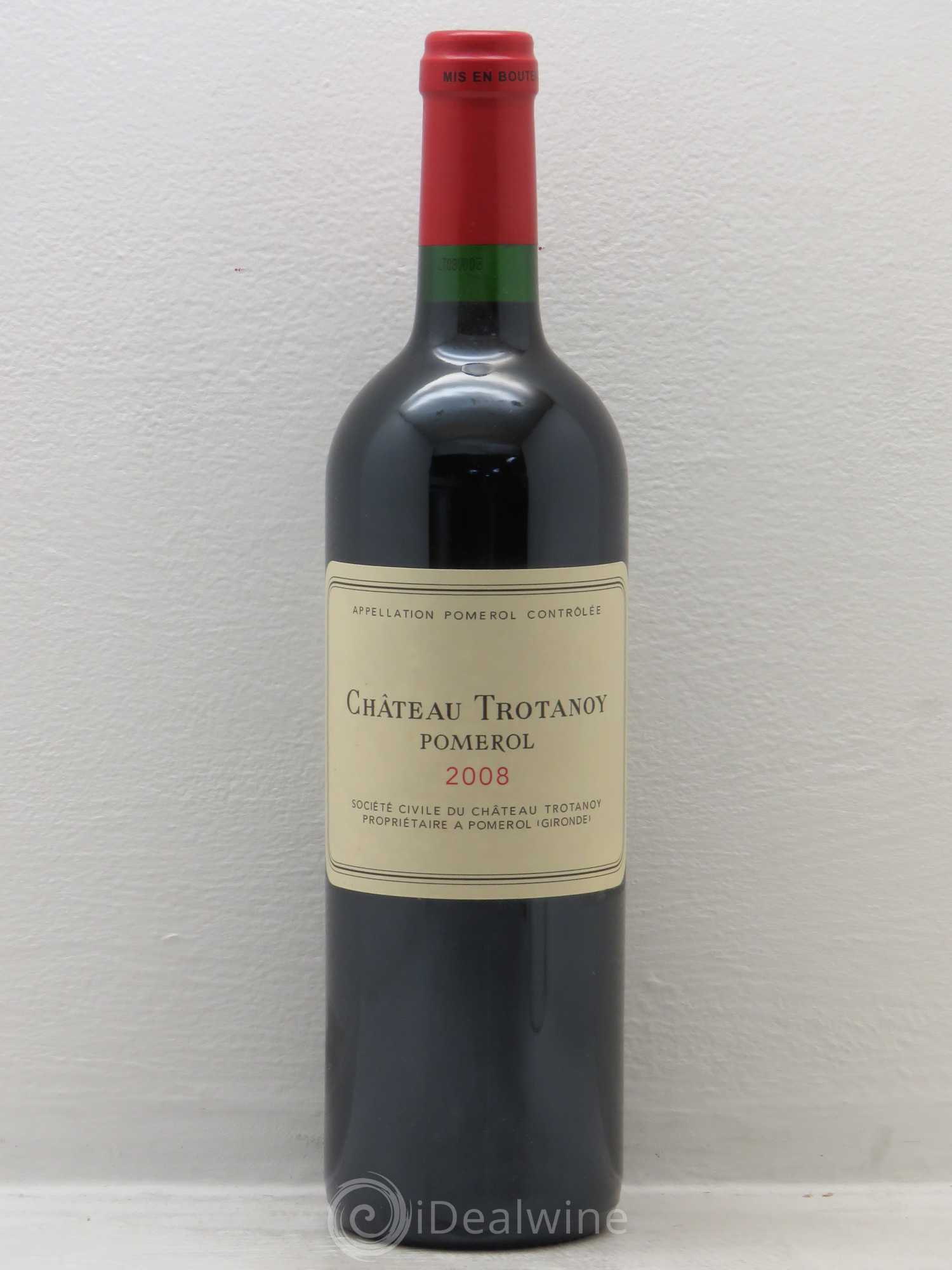 Château Trotanoy 2008 - Lot de 1 bouteille - 0
