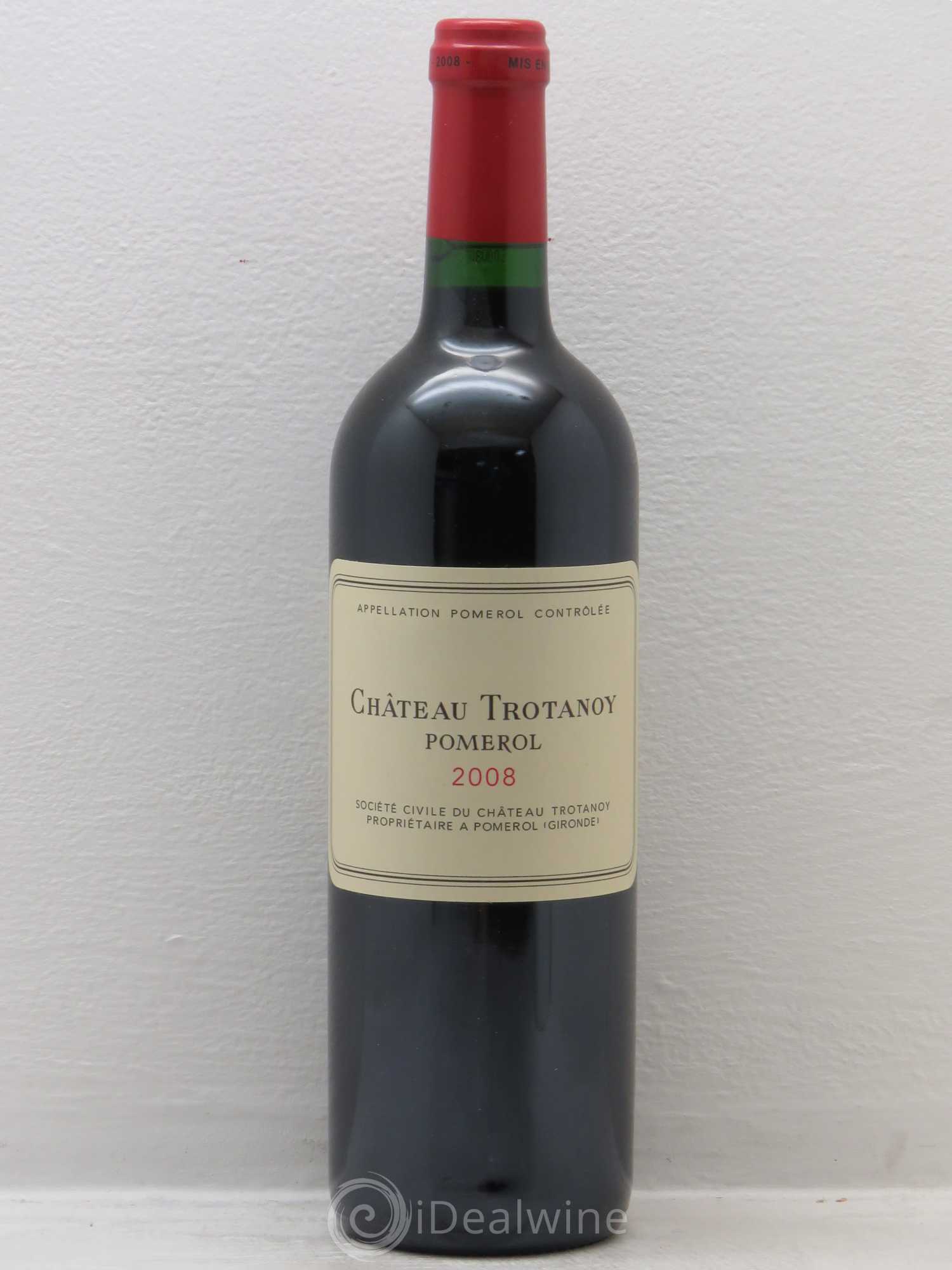 Château Trotanoy 2008 - Lot de 1 bouteille - 0