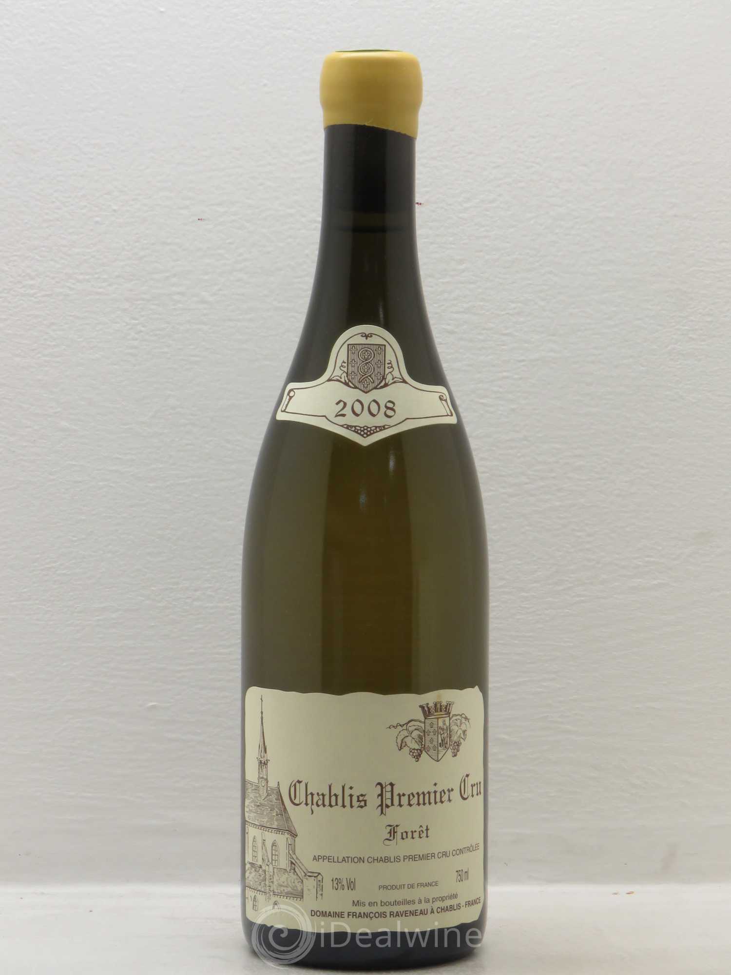 Chablis 1er Cru Forêt Raveneau (Domaine) 2008 - Lot de 1 bouteille - 0