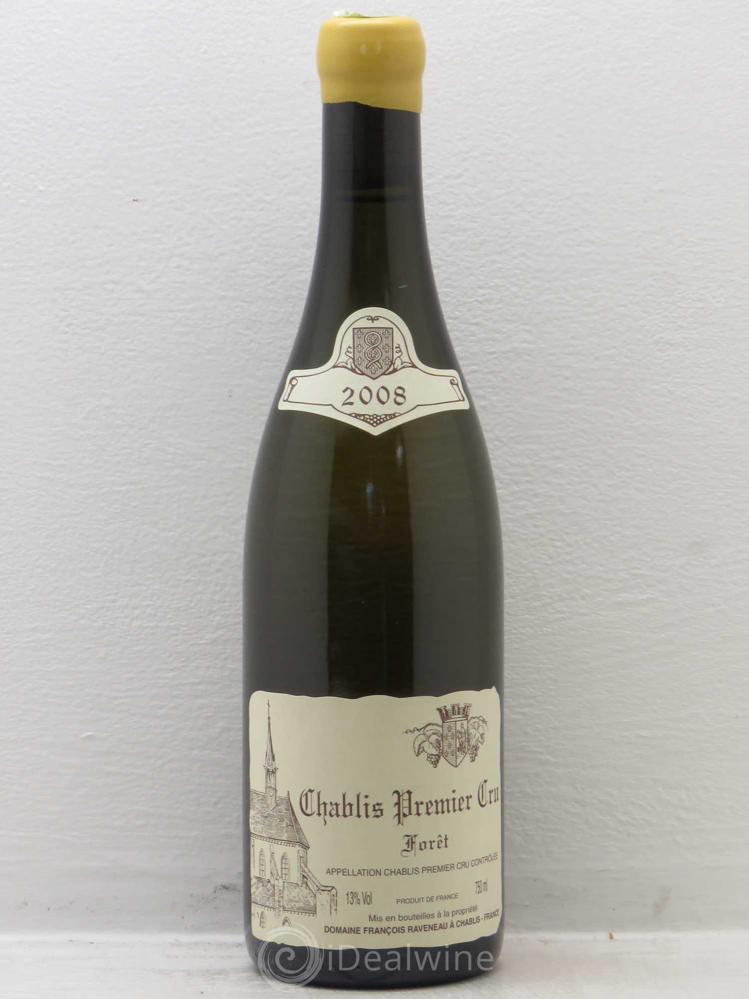 Chablis 1er Cru Forêt Raveneau (Domaine) 2008 - Lot de 1 bouteille - 0