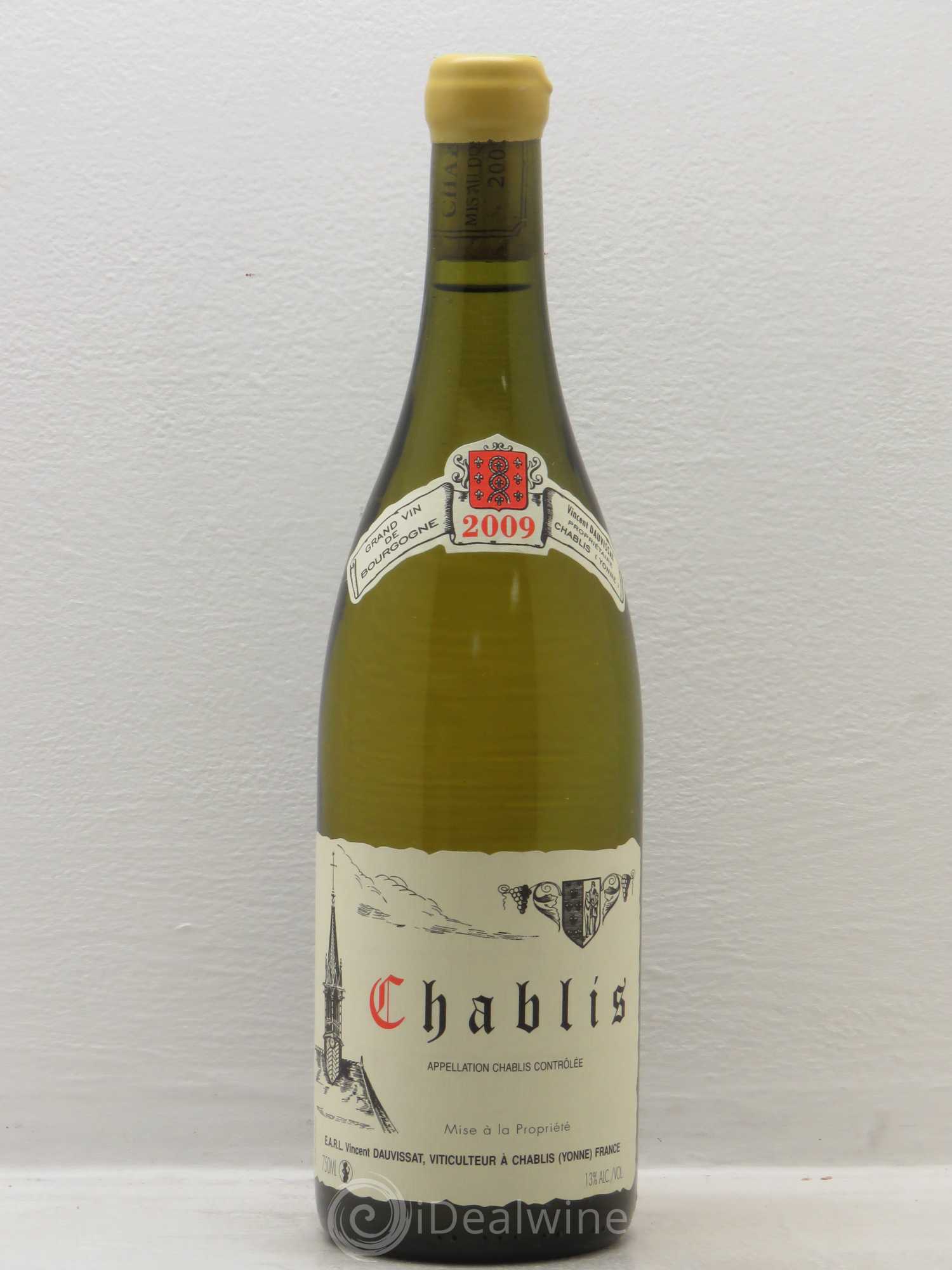 Chablis Vincent Dauvissat (Domaine) 2009 - Lot de 1 bouteille - 0