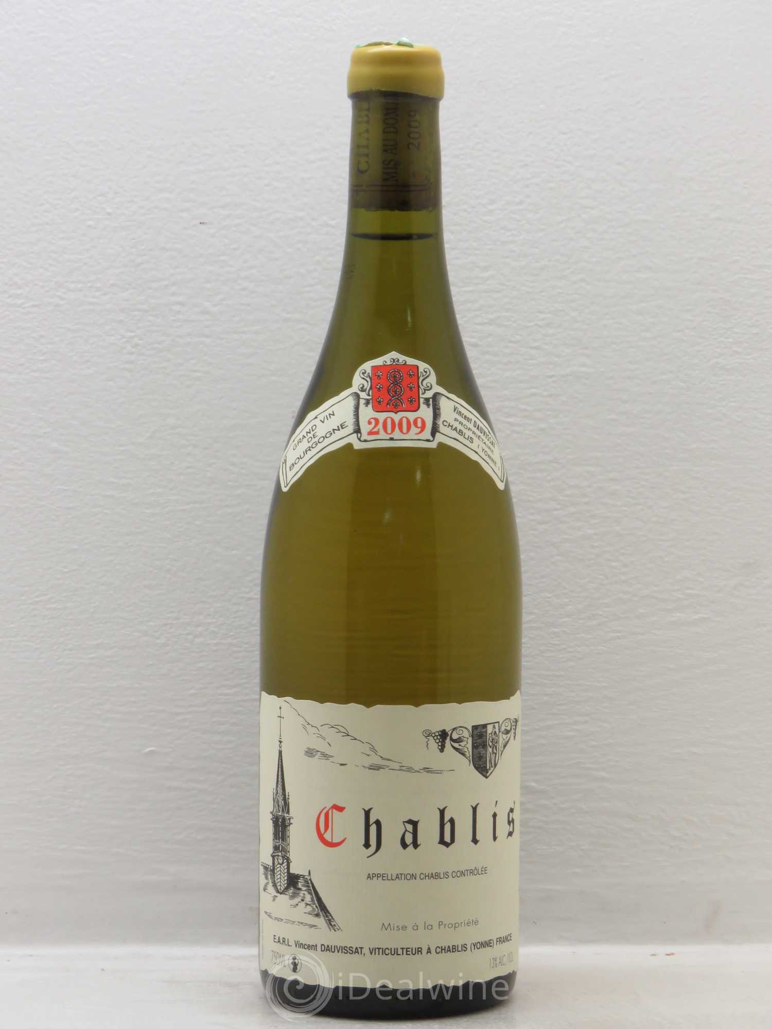 Chablis Vincent Dauvissat (Domaine) 2009 - Lot de 1 bouteille - 0