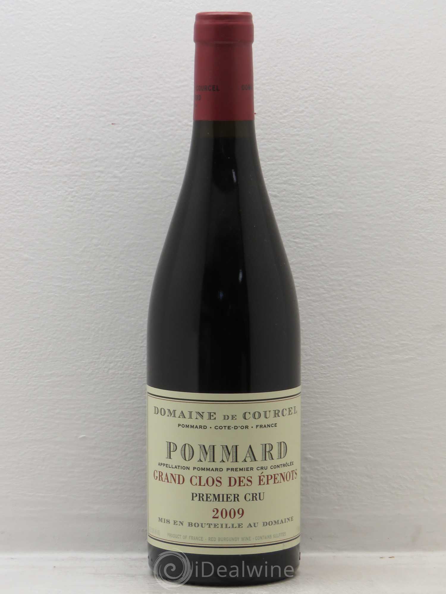 Pommard 1er Cru Grand Clos des Epenots de Courcel (Domaine) 2009 - Lot de 1 bouteille - 0