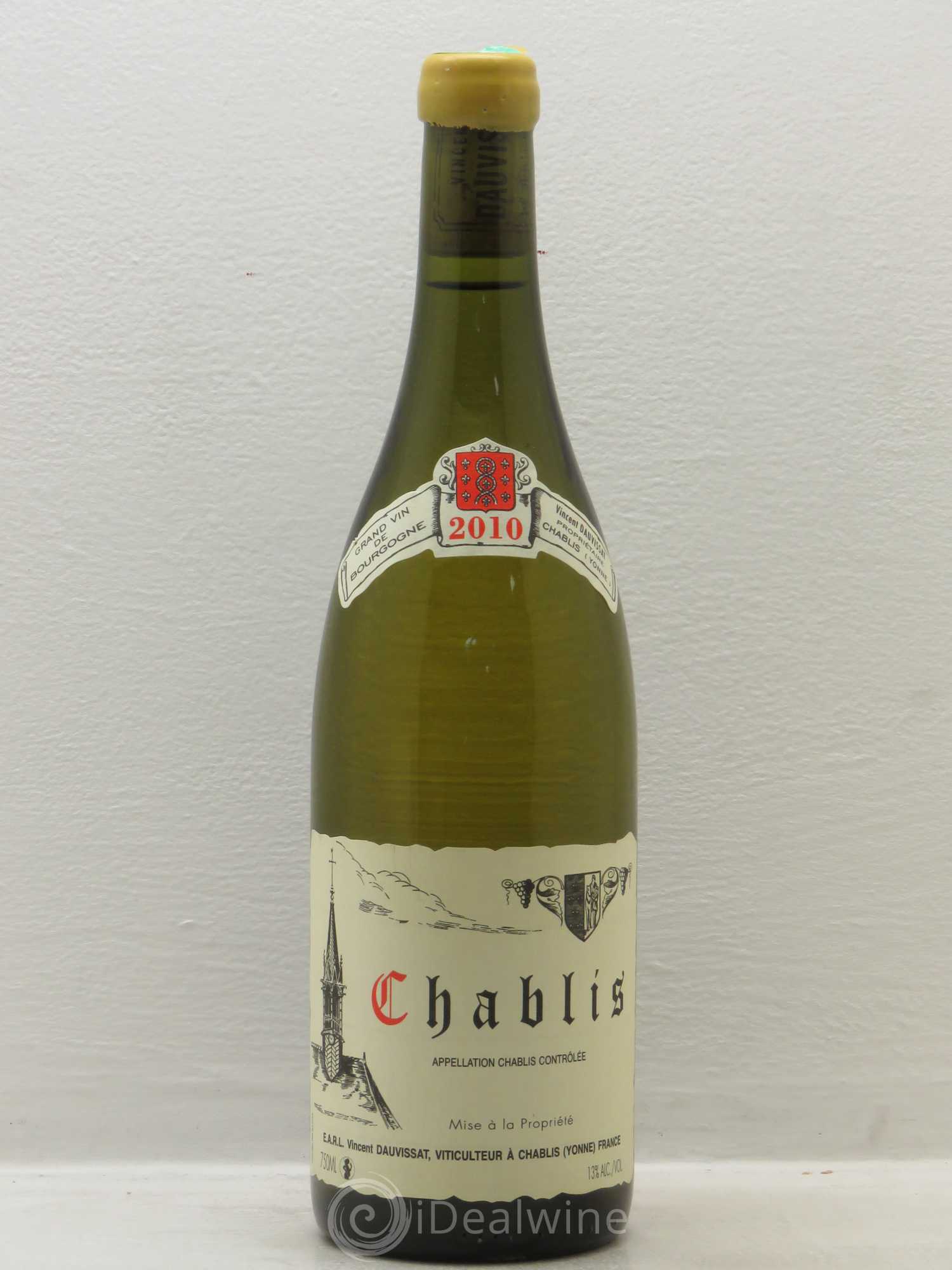 Chablis Vincent Dauvissat (Domaine) 2010 - Lot de 1 bouteille - 0