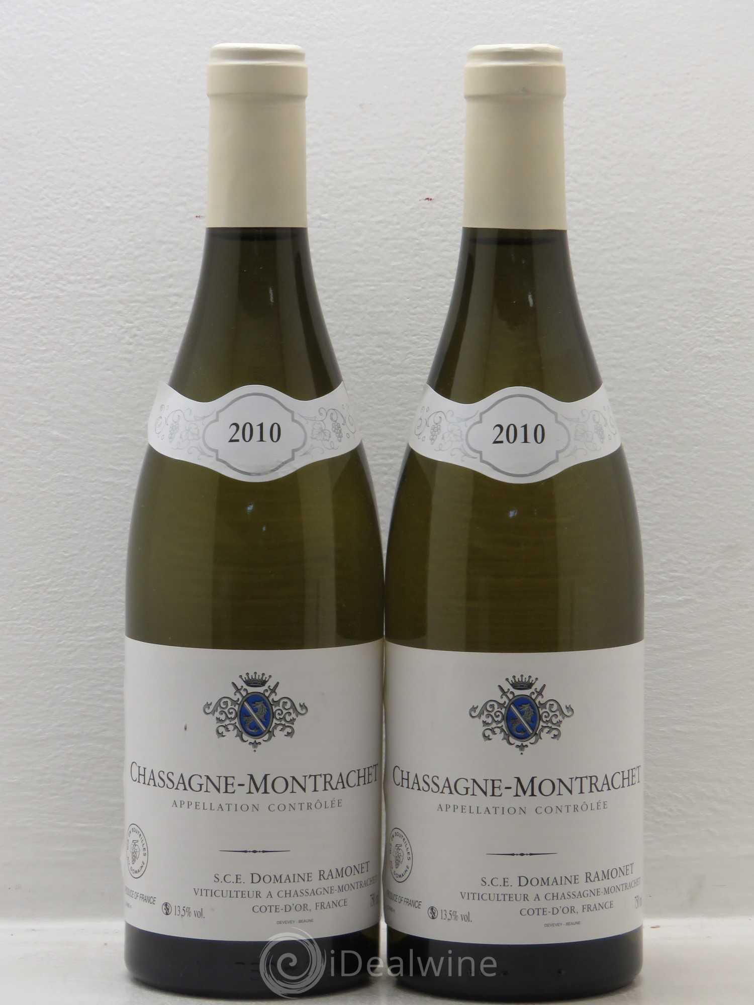 Chassagne-Montrachet Ramonet (Domaine) 2010 - Lot de 2 bouteilles - 0