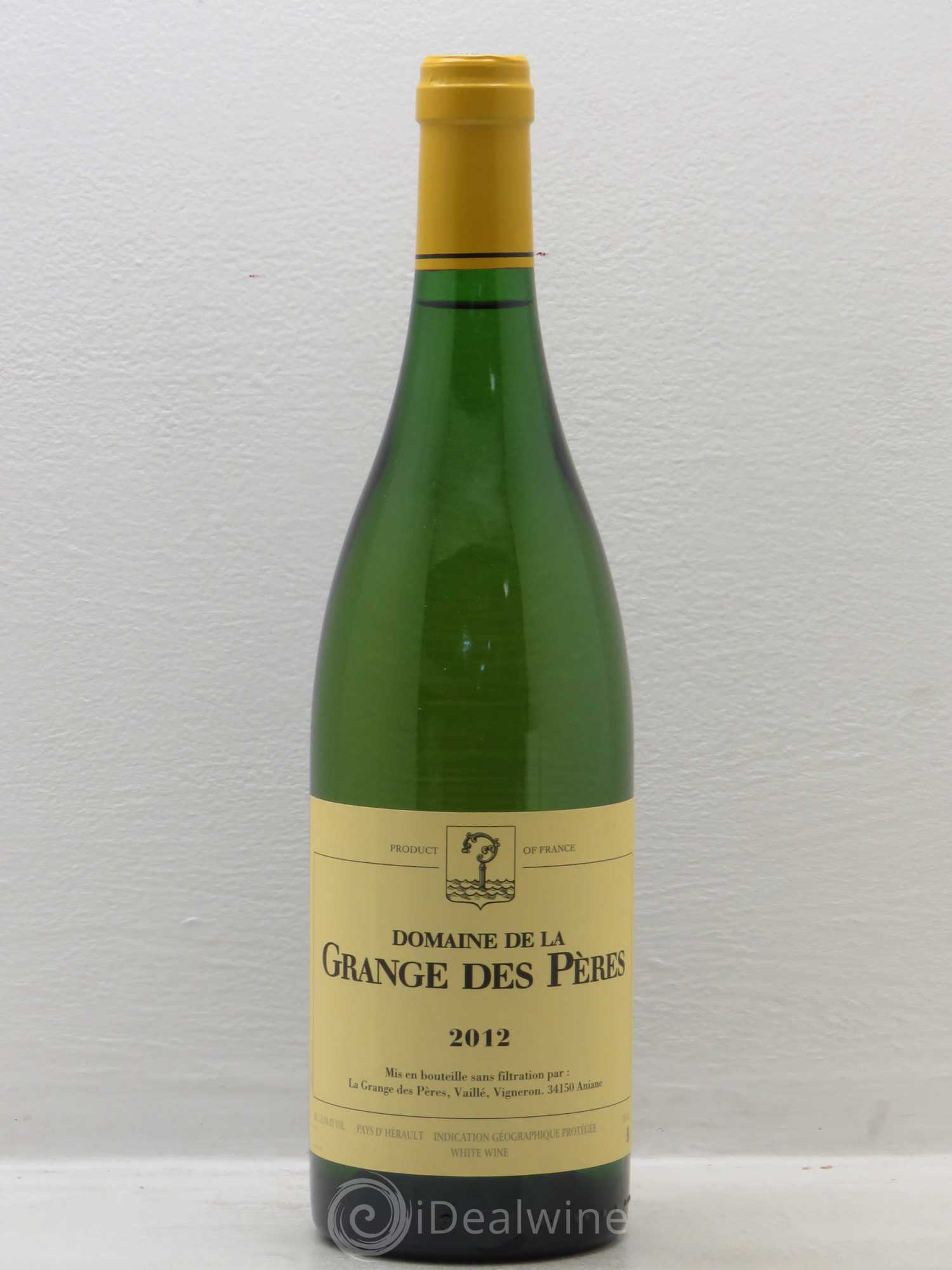 Pays d'Hérault Grange des Pères Laurent Vaillé 2012 - Lot de 1 bouteille - 0