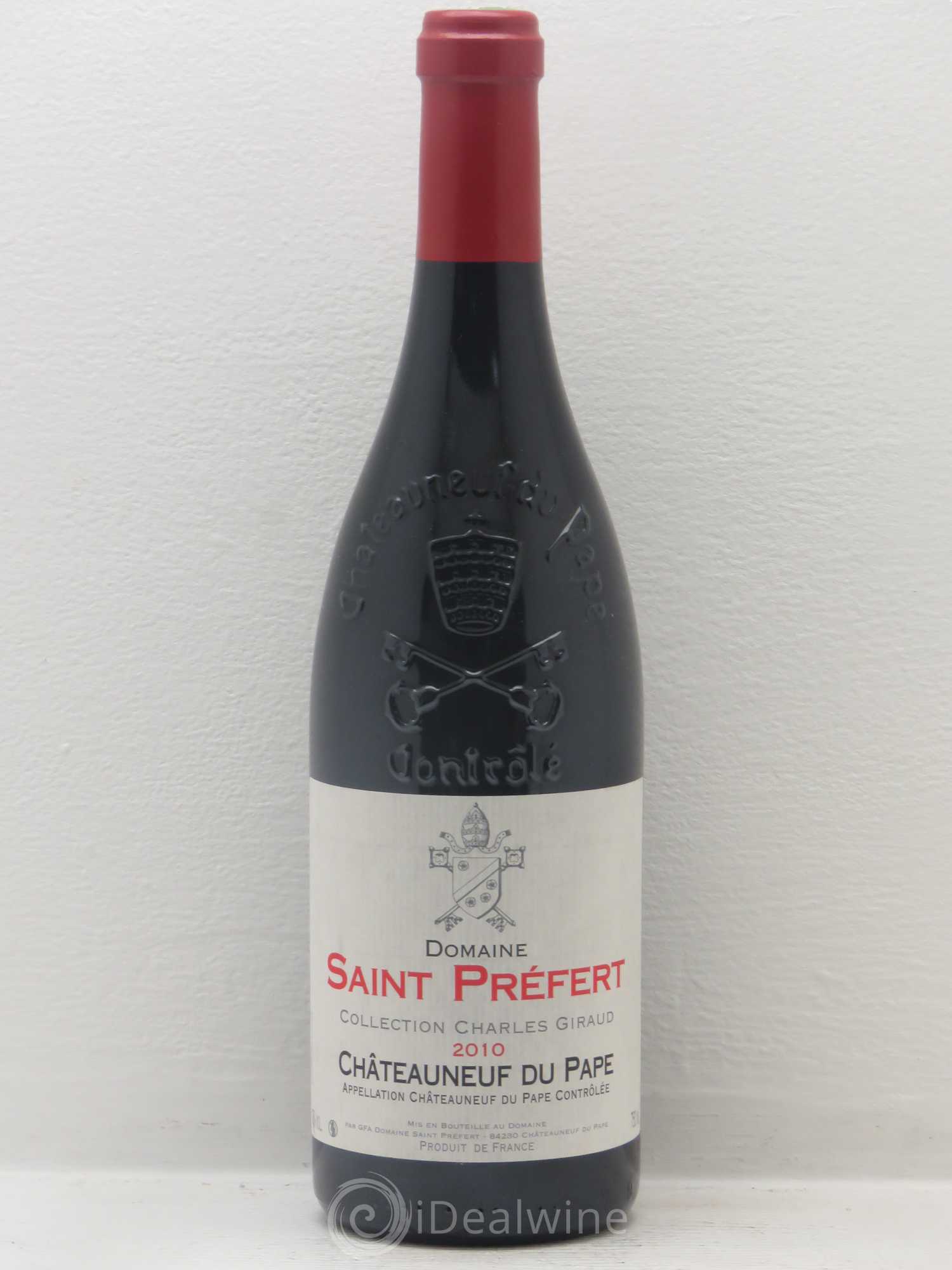 Châteauneuf-du-Pape Collection Charles Giraud Domaine Saint-Préfert 2010 - Lot de 1 bouteille - 0