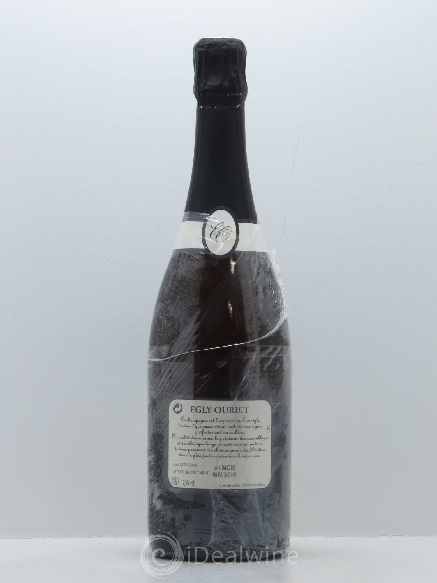 Blanc de Noirs Les Crayères Vieilles vignes Egly-Ouriet Grand Cru - Lot de 1 bouteille - 1